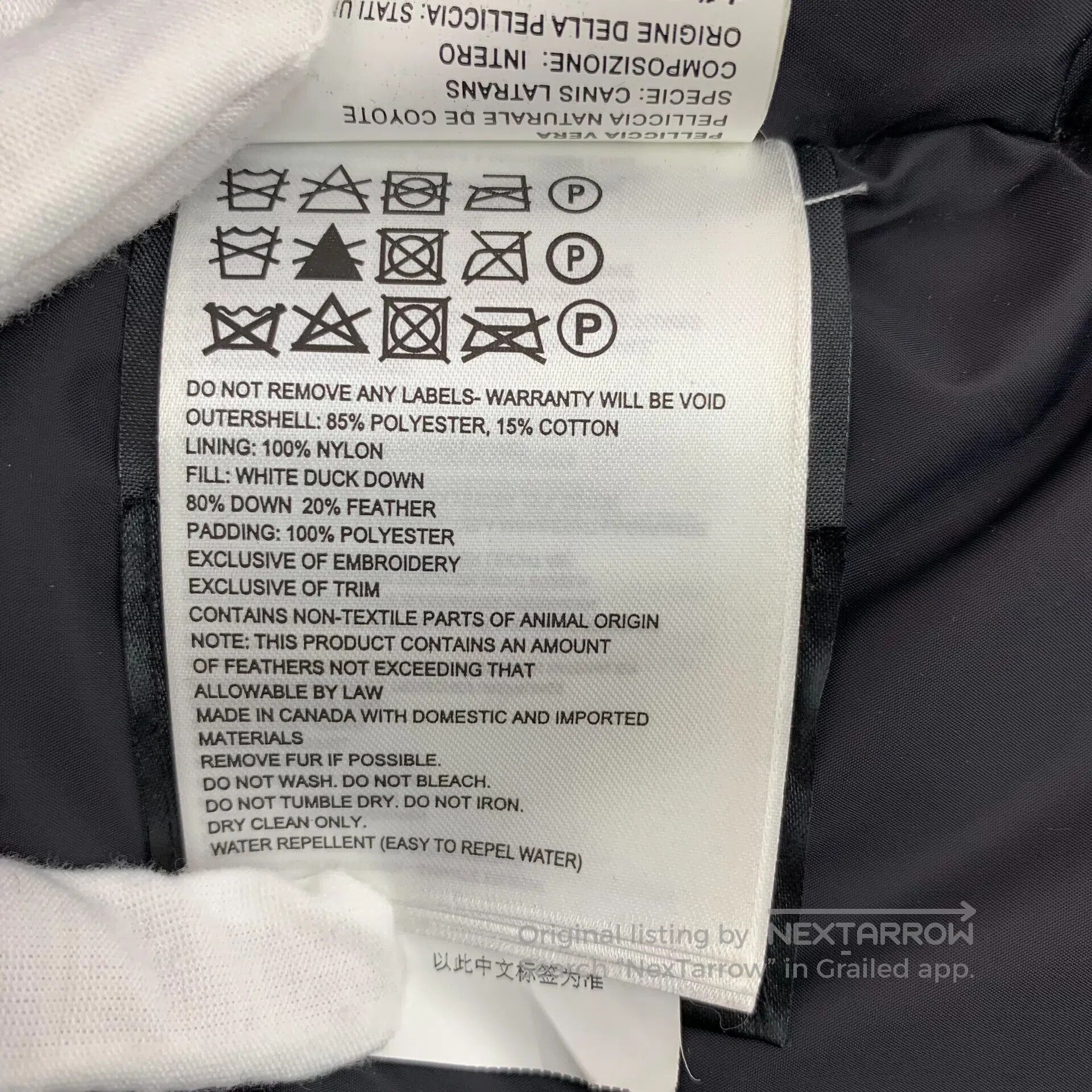 Canada Goose Canada Goose Red logo printed hooded long-sleeve down jack Size US S / EU 44-46 / 1 - 8 Thumbnail