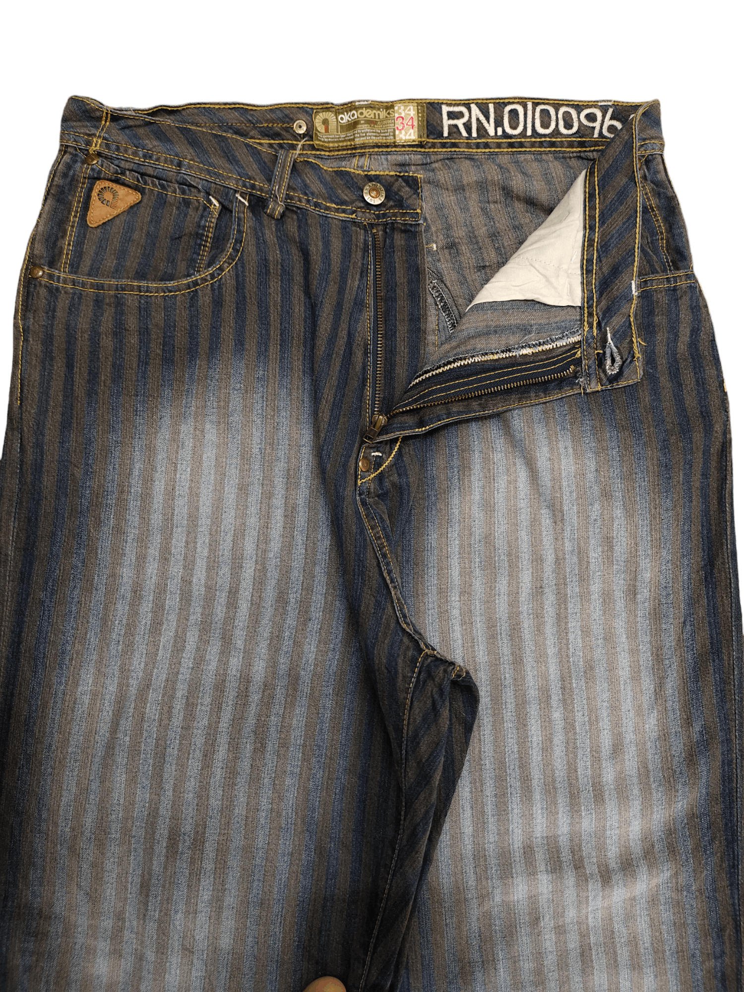Akademiks Baggy Jeans Akedamiks Denim Wide Leg Y2k Jnco Streetwear Size US 34 / EU 50 - 15 Thumbnail