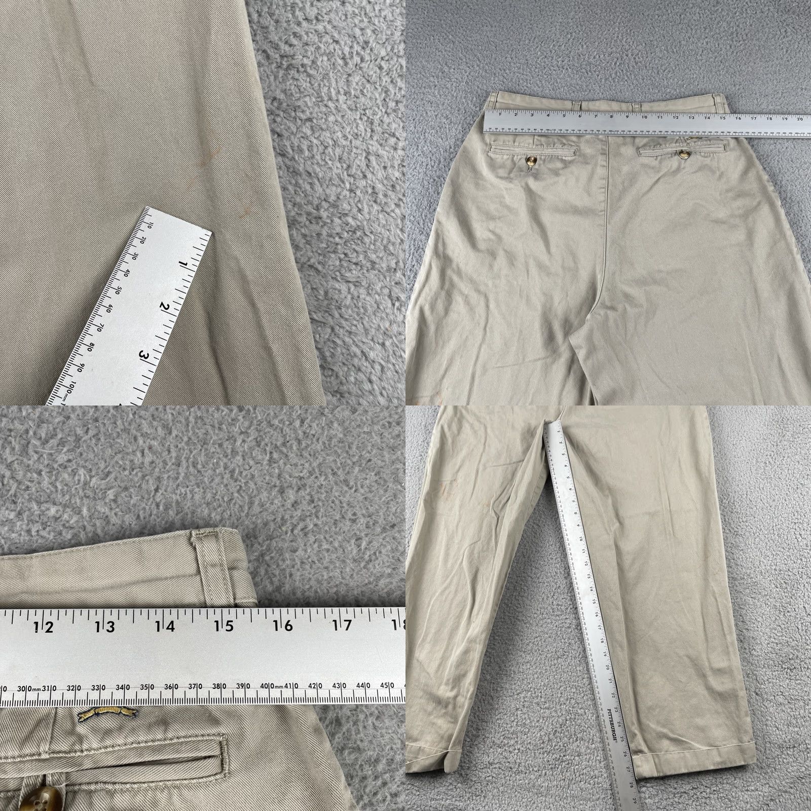 Tommy Hilfiger Vtg Tommy Hilfiger Chino Pants Mens 30x28 Beige Cotton Regular Inseam 28 Athletic Casual Retro Preppy Size US 30 / EU 46 - 10 Thumbnail