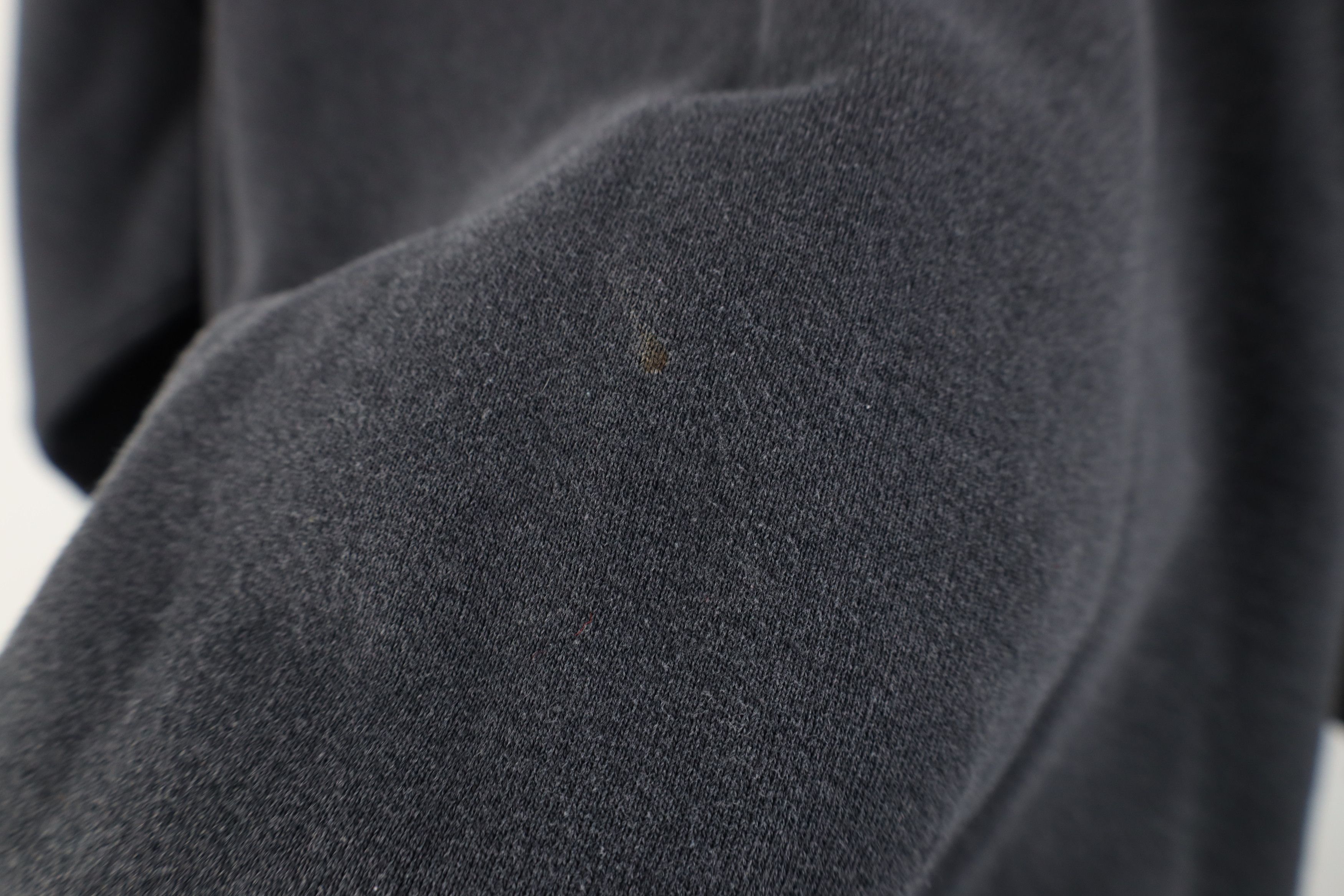 Vintage Vintage 90s Streetwear Faded Blank Crewneck Sweatshirt Black Size L / US 10 / IT 46 - 10 Thumbnail