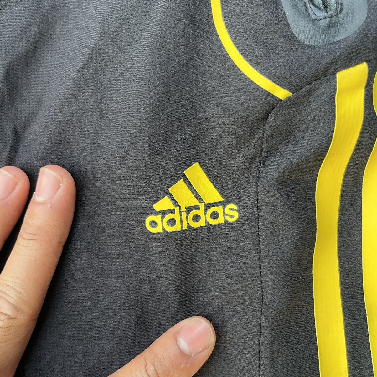 Adidas Adidas F50 Black Yellow Zipper Trackpant Size US 33 - 3 Thumbnail