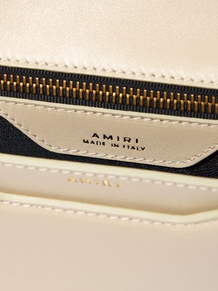 Amiri o1gr1nt0525 Size: OS / Calf "MA" Small Clutch in Alabaster Size ONE SIZE - 5 Thumbnail