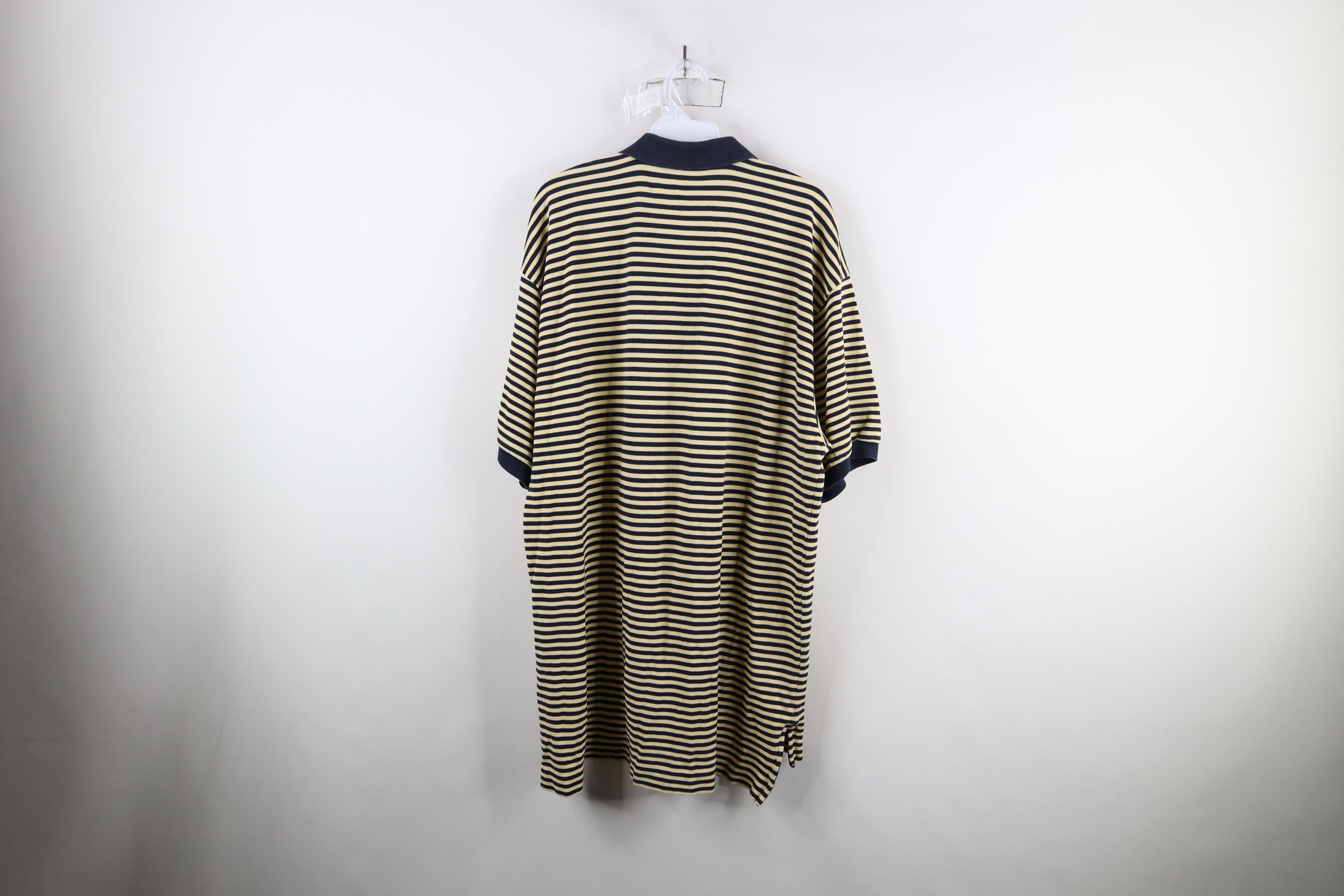 Nautica × Vintage Vintage 90s Nautica Sailboat Thermal Knit Golf Polo Shirt Size US XXL / EU 58 / 5 - 11 Thumbnail