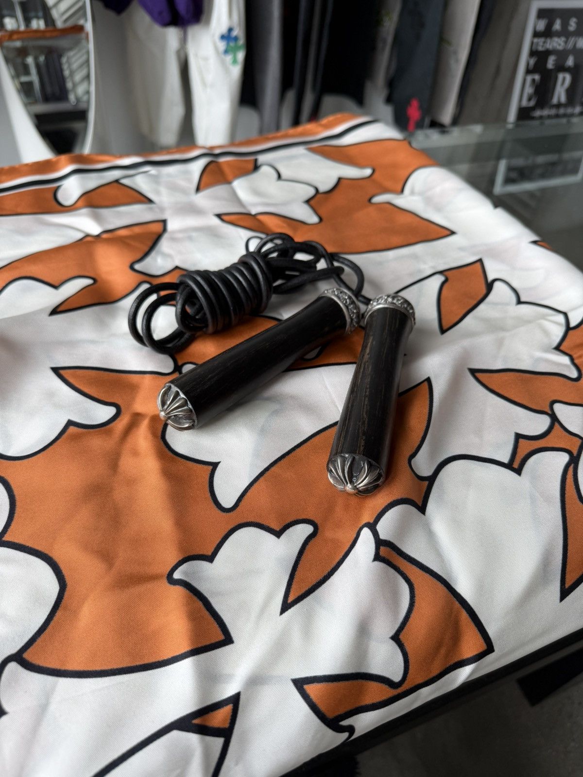 Chrome Hearts Chrome Hearts Ebony Wood Jump Rope Size ONE SIZE - 1 Thumbnail