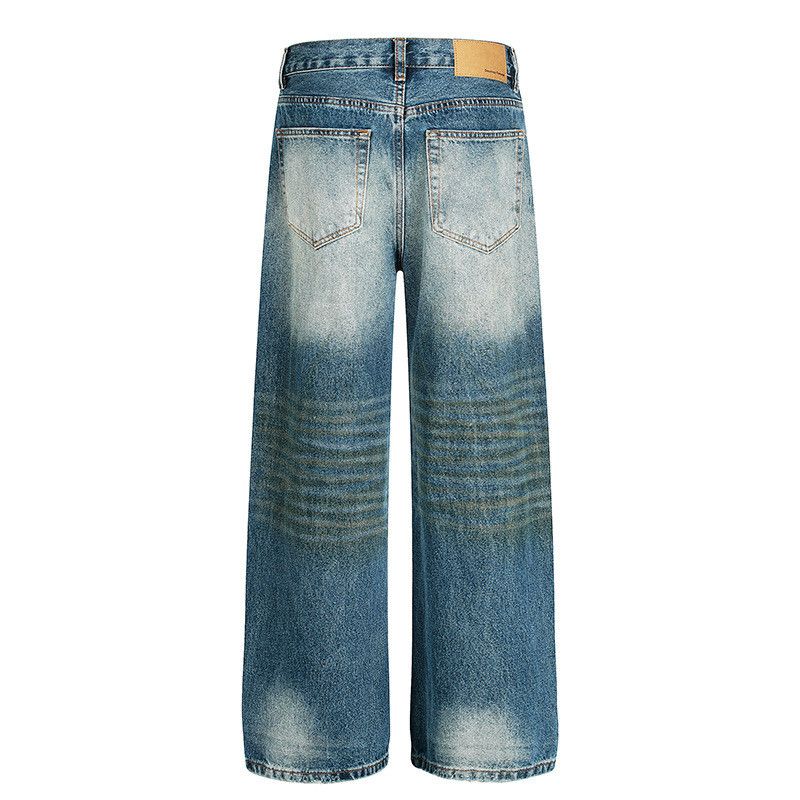 Vintage Men's American Vintage Loose-Fit Distressed Ripped Jeans Size US 32 / EU 48 - 2 Thumbnail