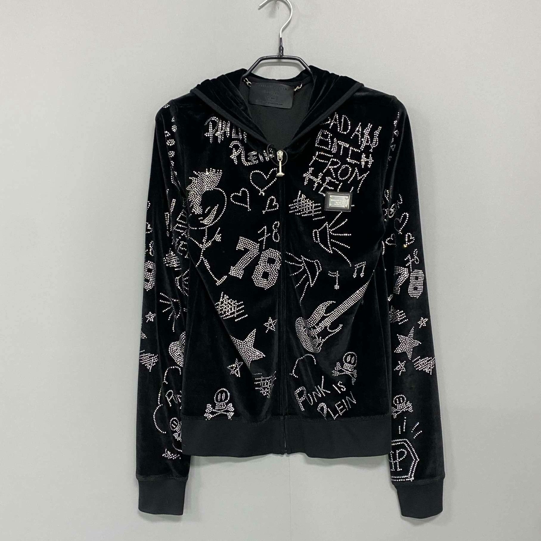 Philipp Plein Philipp Plein Velvet Jacket S Women Size S / US 4 / IT 40 - 1 Thumbnail