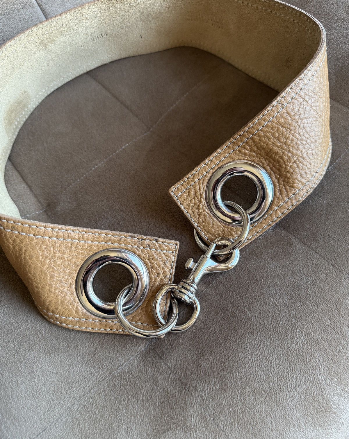 Miu Miu Archival Miu Miu Vintage Leather Waist Belt – Y2K Era Size ONE SIZE - 8 Thumbnail