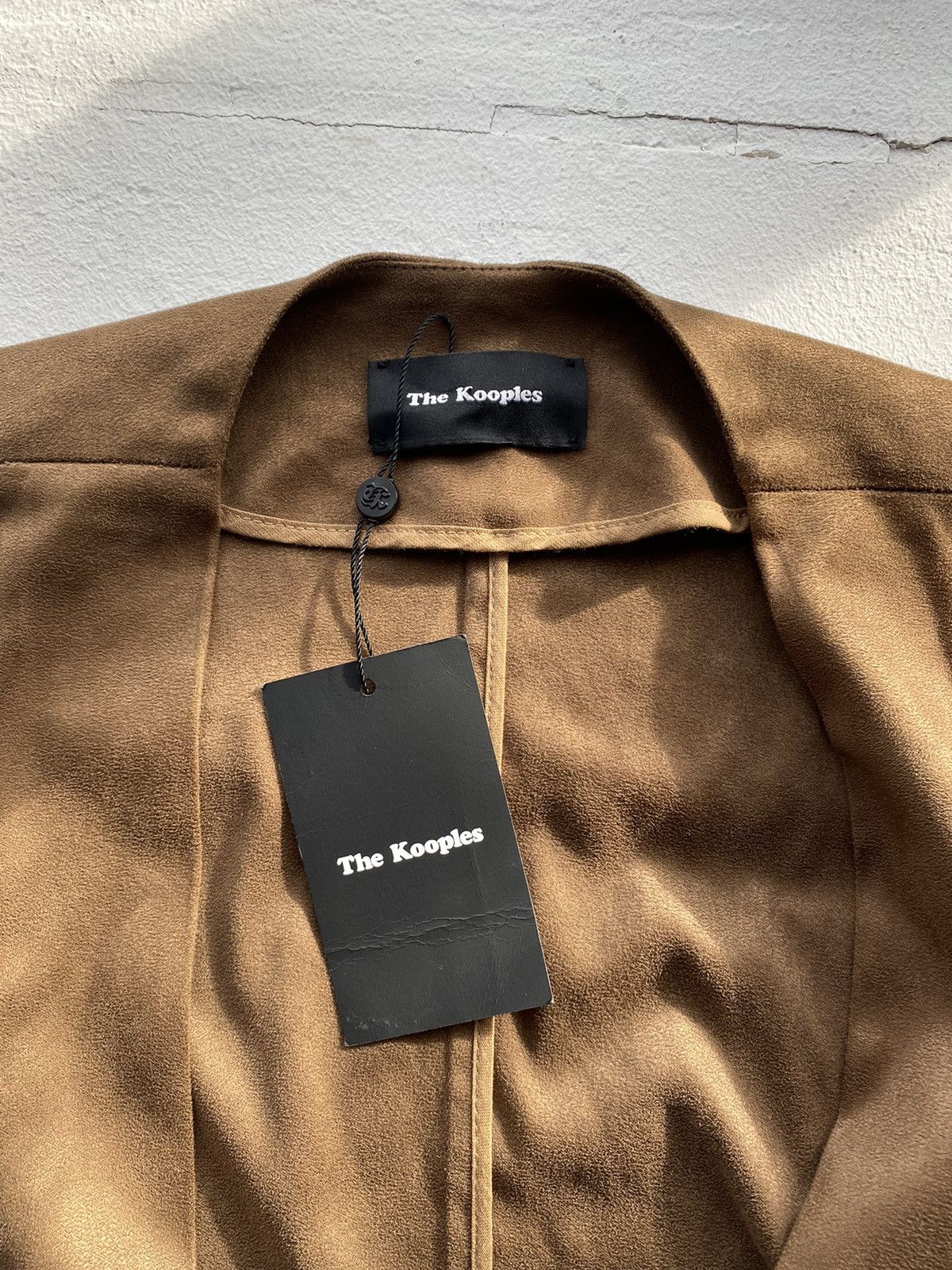 Designer × The Kooples 195£ RRP The Kooples Suede Blazer Coat Womens 38 size Size XS / US 0-2 / IT 36-38 - 2 Thumbnail