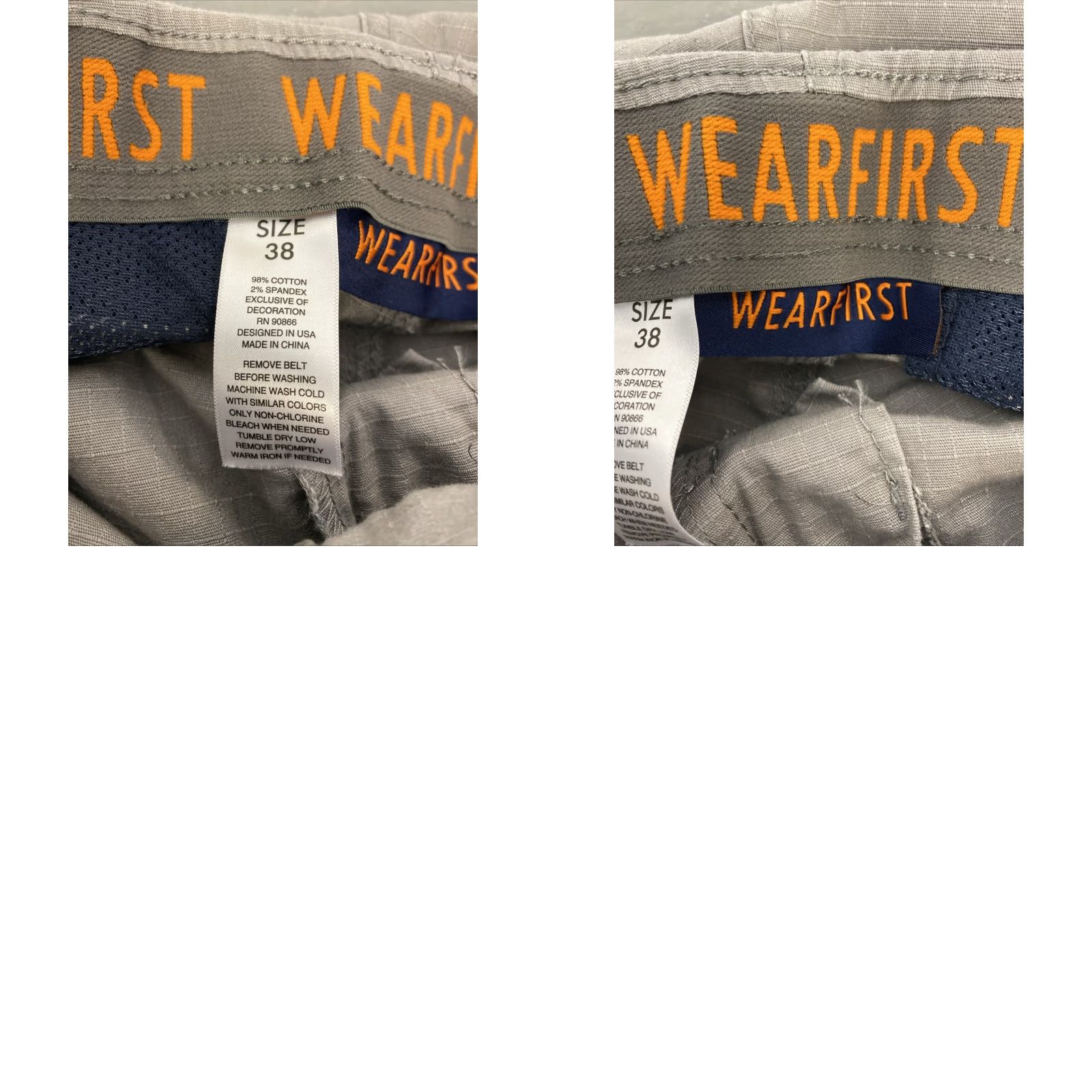 Vintage Wearfirst Cargo Shorts Men 38 Gray Ripstop Fabric Outdoor Casual 141-31 Size US 38 / EU 54 - 8 Thumbnail