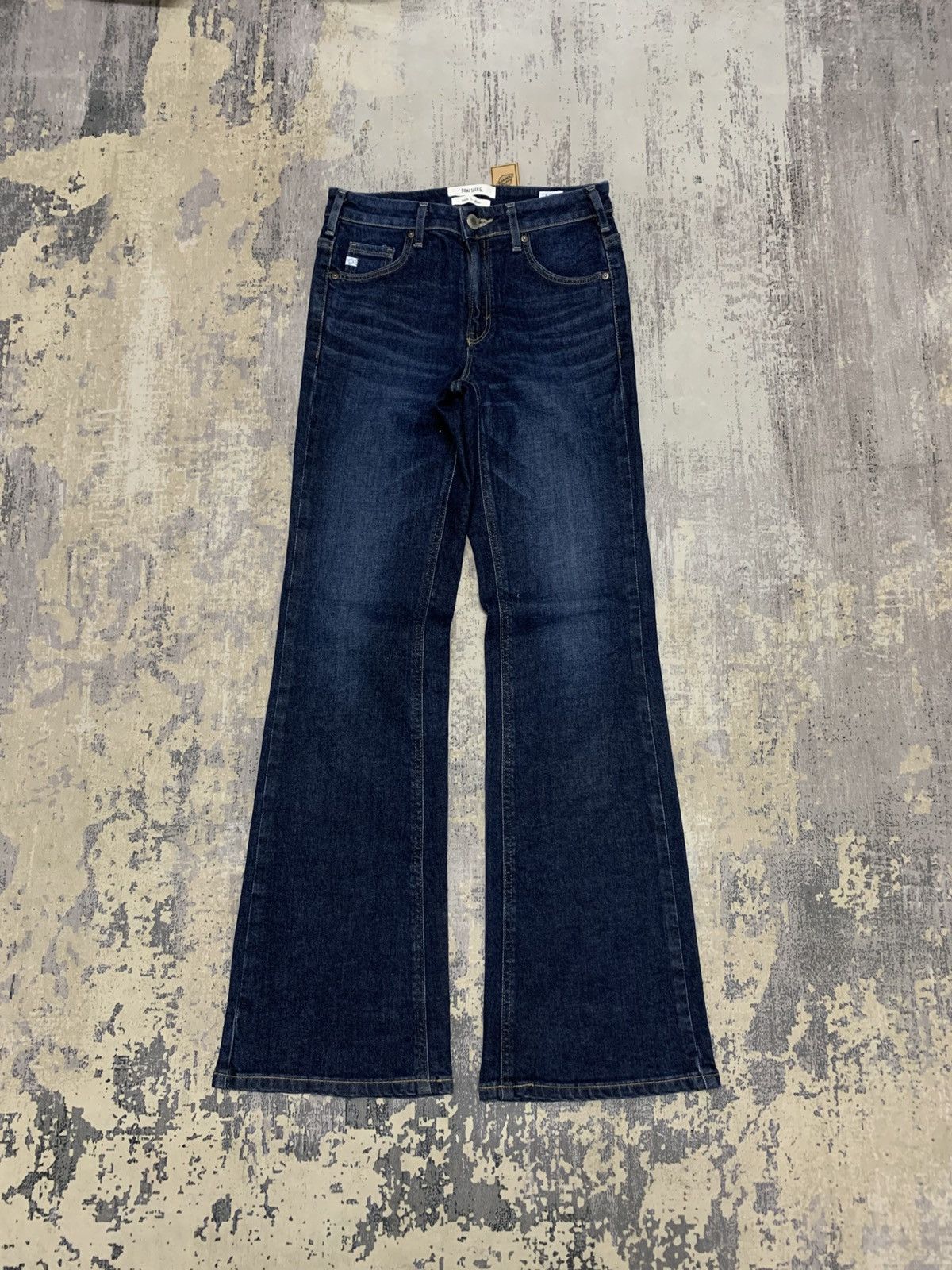 If Six Was Nine Something Flare Mid Rise Stretch Edwin Jeans Size US 27 - 1 Thumbnail