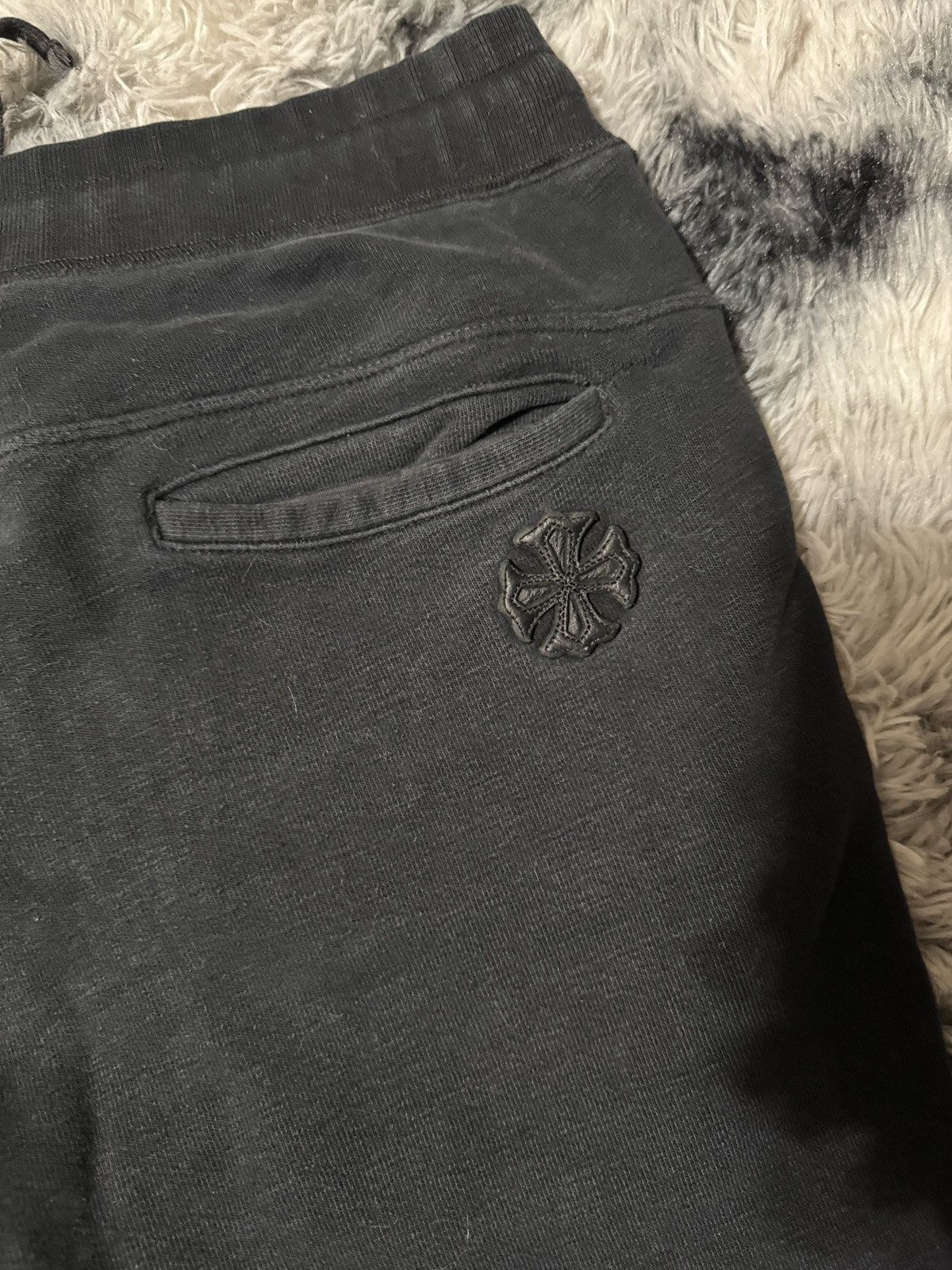Chrome Hearts Chrome Hearts Black Y Not Sweatpants Size US 31 - 9 Thumbnail