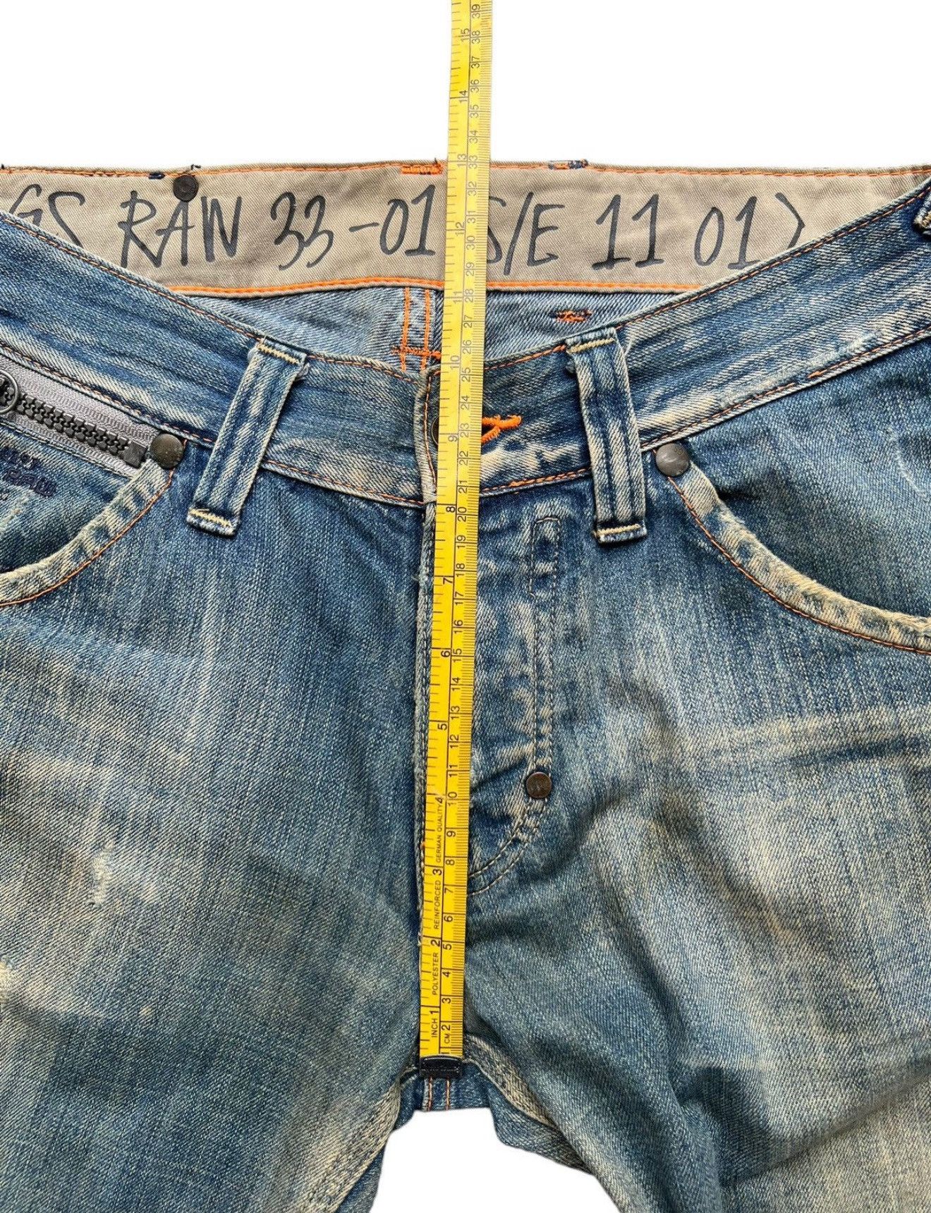 G-Star G-Star Raw Denim Mudwash Denim Jeans Size US 30 / EU 46 - 6 Thumbnail