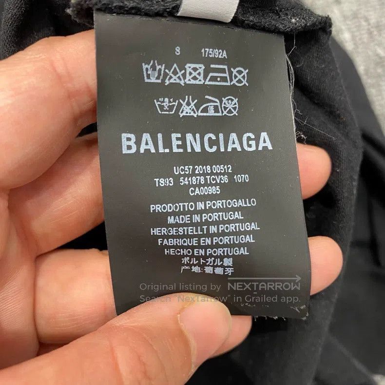 Balenciaga Balenciaga Black Grain Long Sleeve/S Size Size US S / EU 44-46 / 1 - 5 Thumbnail
