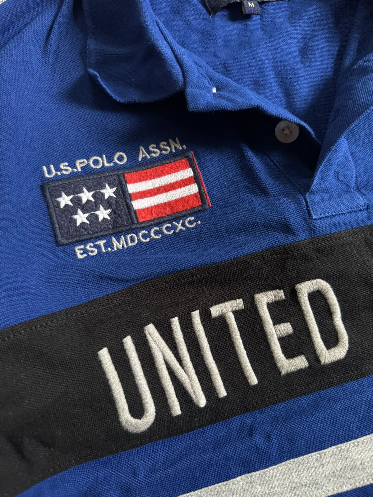 U.S. Polo Assn. USPA U.S.POLO ASSN. M/size United States 🇺🇸 polo tee tshirt Size US M / EU 48-50 / 2 - 4 Thumbnail