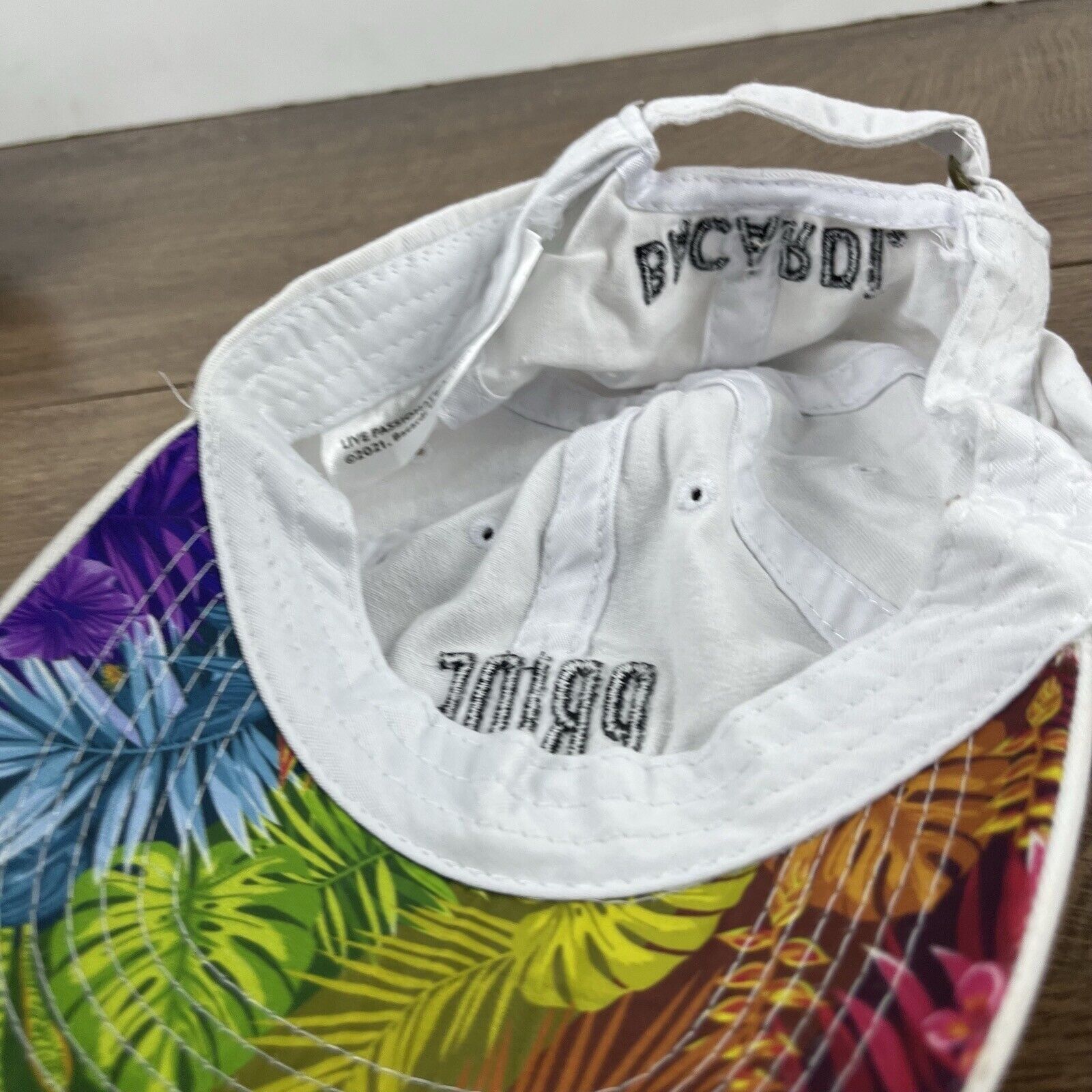 Other Pride Hat Bacardi Baseball White Cap Hat Adjustable Hat Whit Size ONE SIZE - 16 Thumbnail