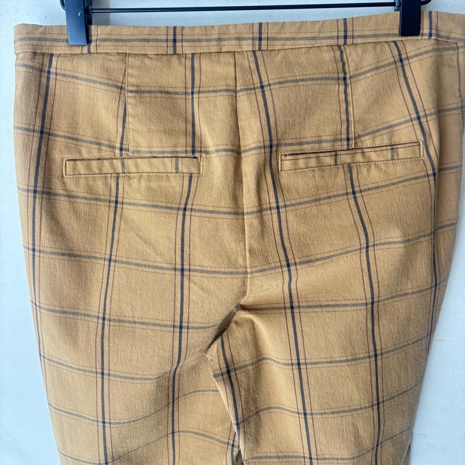 Free People Free People Pants in Mustard Plaid Size 28" / US 6 / IT 42 - 6 Thumbnail