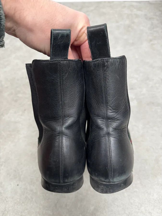 Gucci Gucci Black Minimalist Italian Leather Boots Size US 9.5 / EU 42-43 - 6 Thumbnail