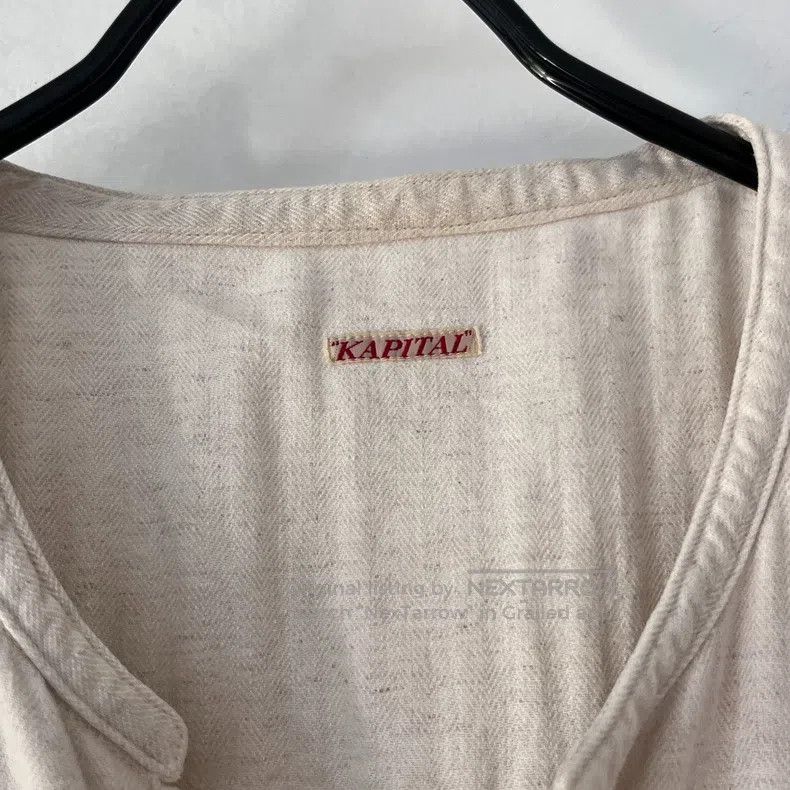 Kapital Kapital Pigeon cotton linen dress Size XS / US 0-2 / IT 36-38 - 7 Thumbnail