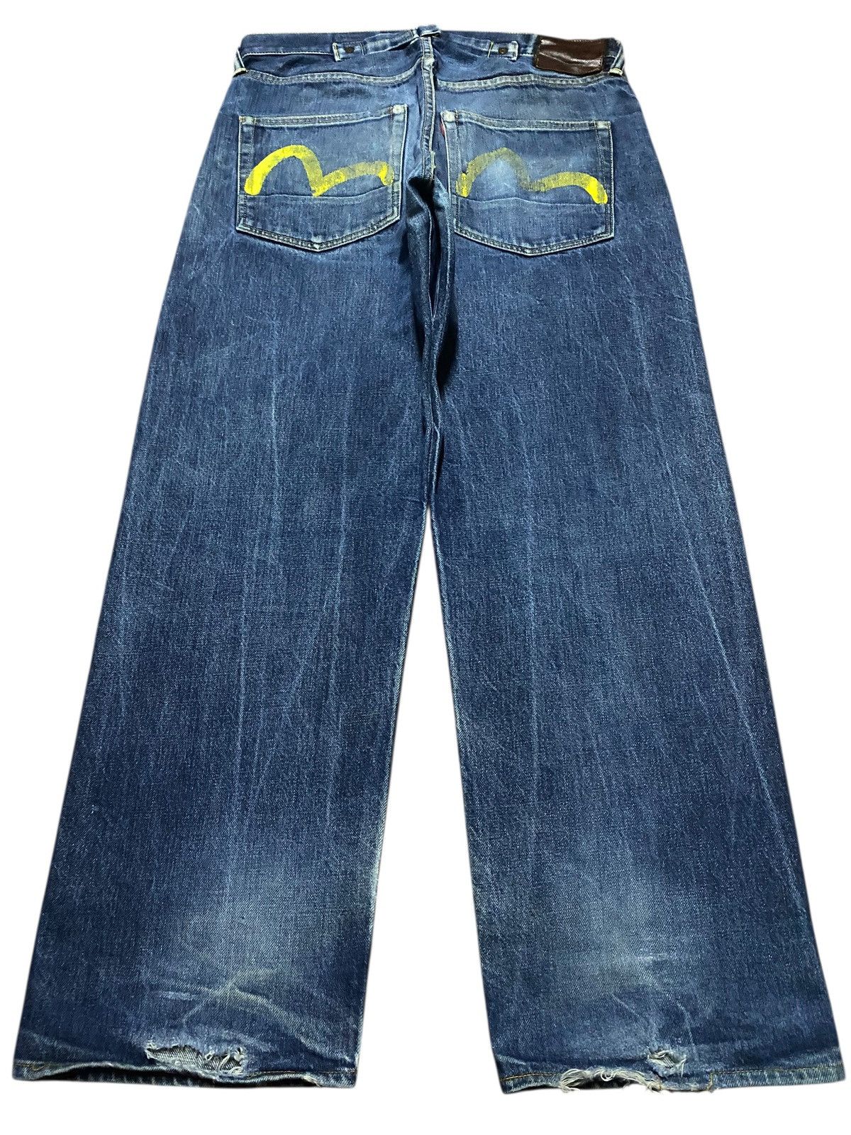 Evisu Vintage Evisu Yamane Selvedge Buckle Back Baggy Jeans Size US 34 / EU 50 - 3 Thumbnail