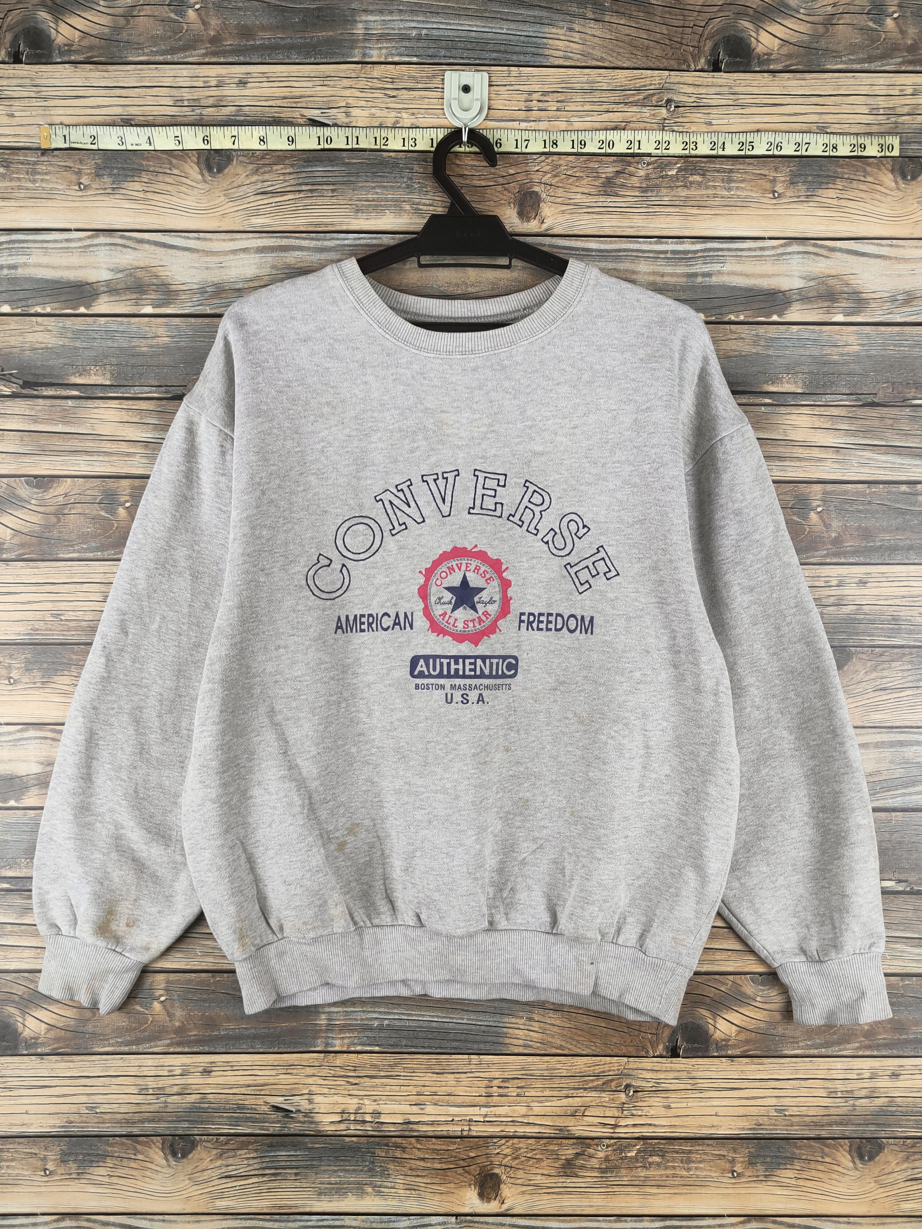 Converse Converse vintage Gray Sweatshirts #S2867 Size US M / EU 48-50 / 2 - 1 Thumbnail