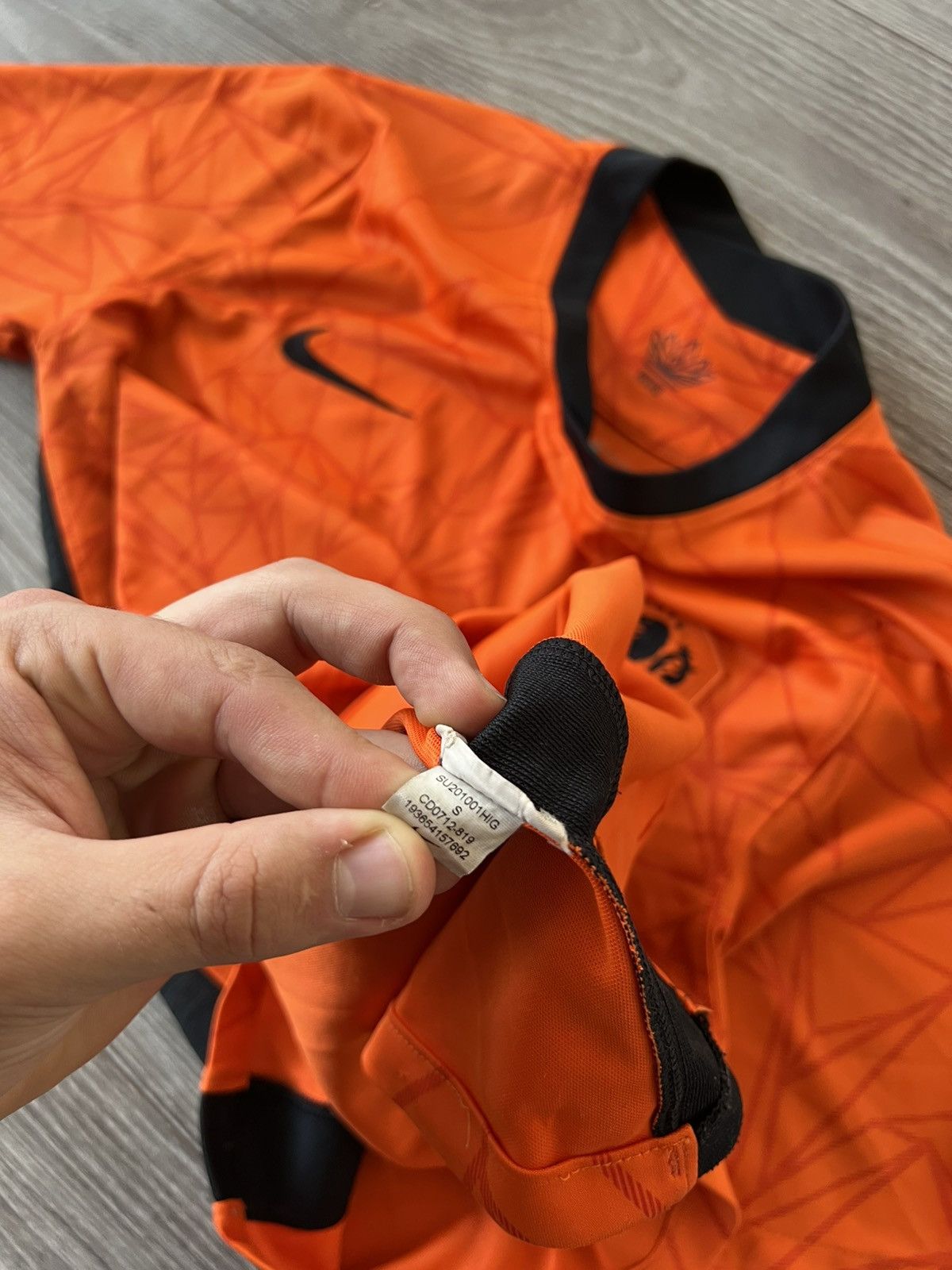 Nike Nike Netherlands KNVB Home Football Lion Jersey T-Shirt Size US S / EU 44-46 / 1 - 22 Thumbnail