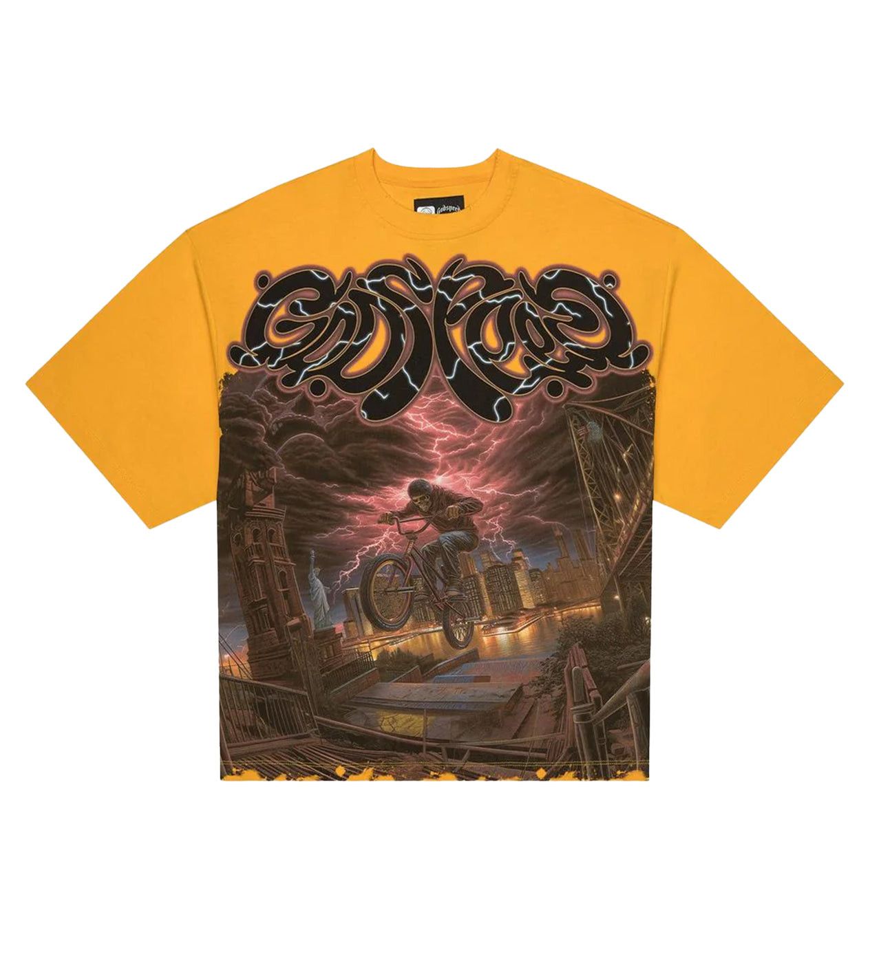 BMX Tee Yellow