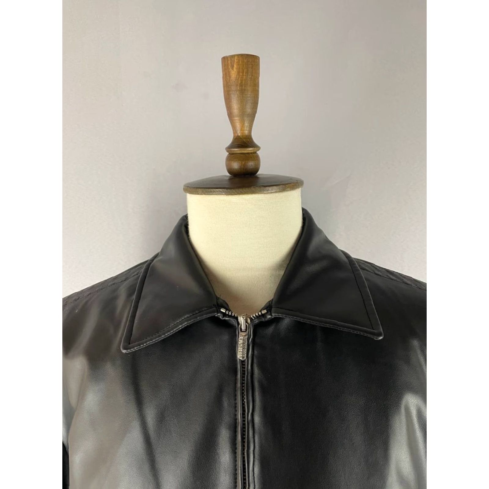 Versace Jeans Couture Versace Jeans Mens Bomber Jacket L Black Polyester Full Zip Jacket Coated PVC Lining Regular Fit Size US L / EU 52-54 / 3 - 7 Thumbnail