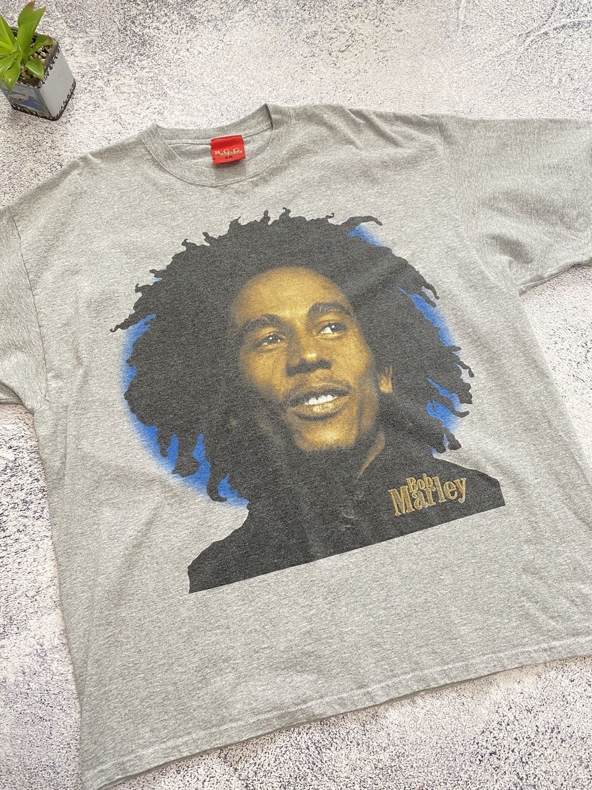 Bob Marley Bob Marley Over Print Vintage Rap Tee USA 2004 Size US XXL / EU 58 / 5 - 3 Thumbnail