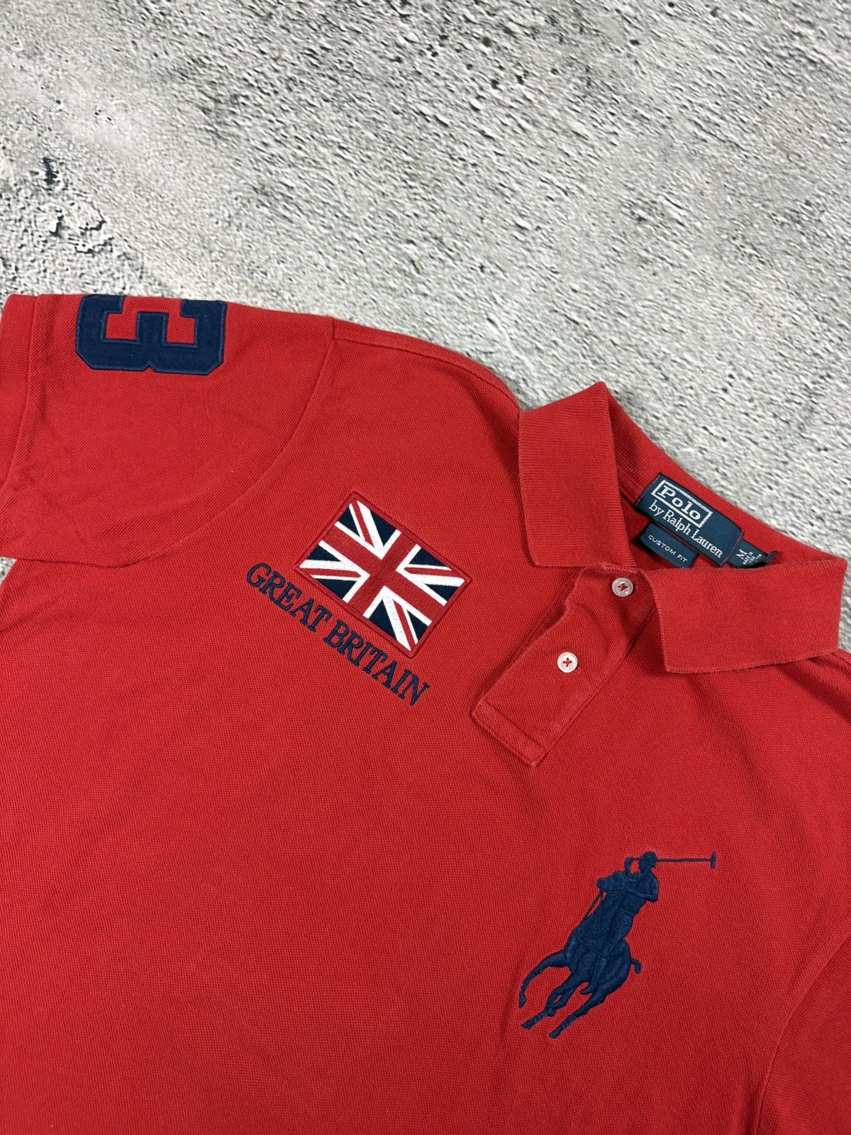 Ralph Lauren Chief Keef Polo Ralph Lauren Great Britain vintage red Size US M / EU 48-50 / 2 - 2 Thumbnail