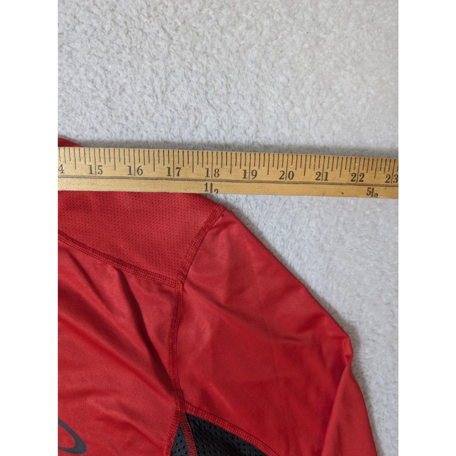Nike Nike Pro Combat Elite Shirt Men Large Red Fitted Long Sleeve Crew Neck Breathable Moisture Wicking Nike Logo Griffey Swingman 90s? Size US L / EU 52-54 / 3 - 5 Thumbnail