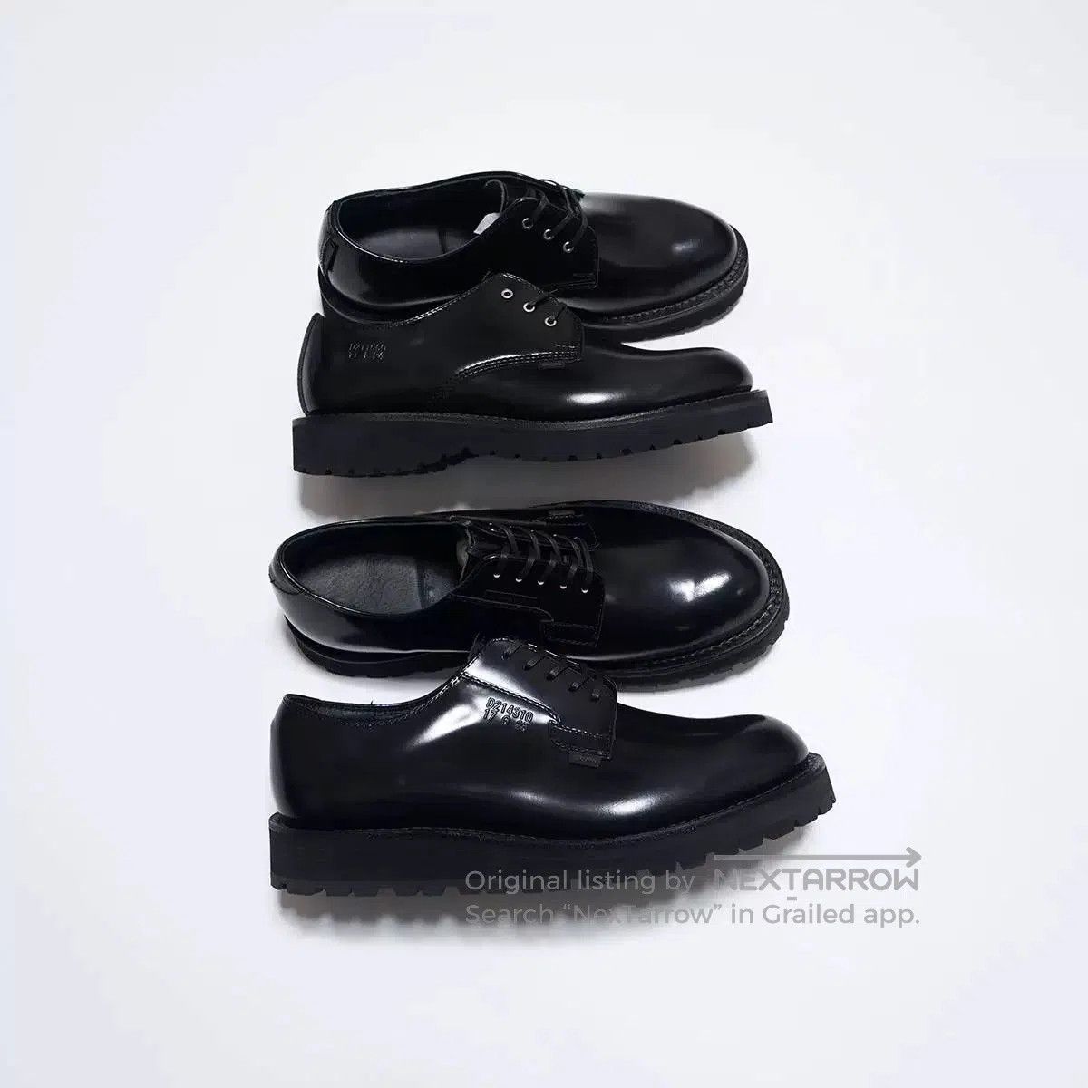 N.Hoolywood nhoolywood danner postman shoes black. Size US 9 / EU 42 - 7 Thumbnail