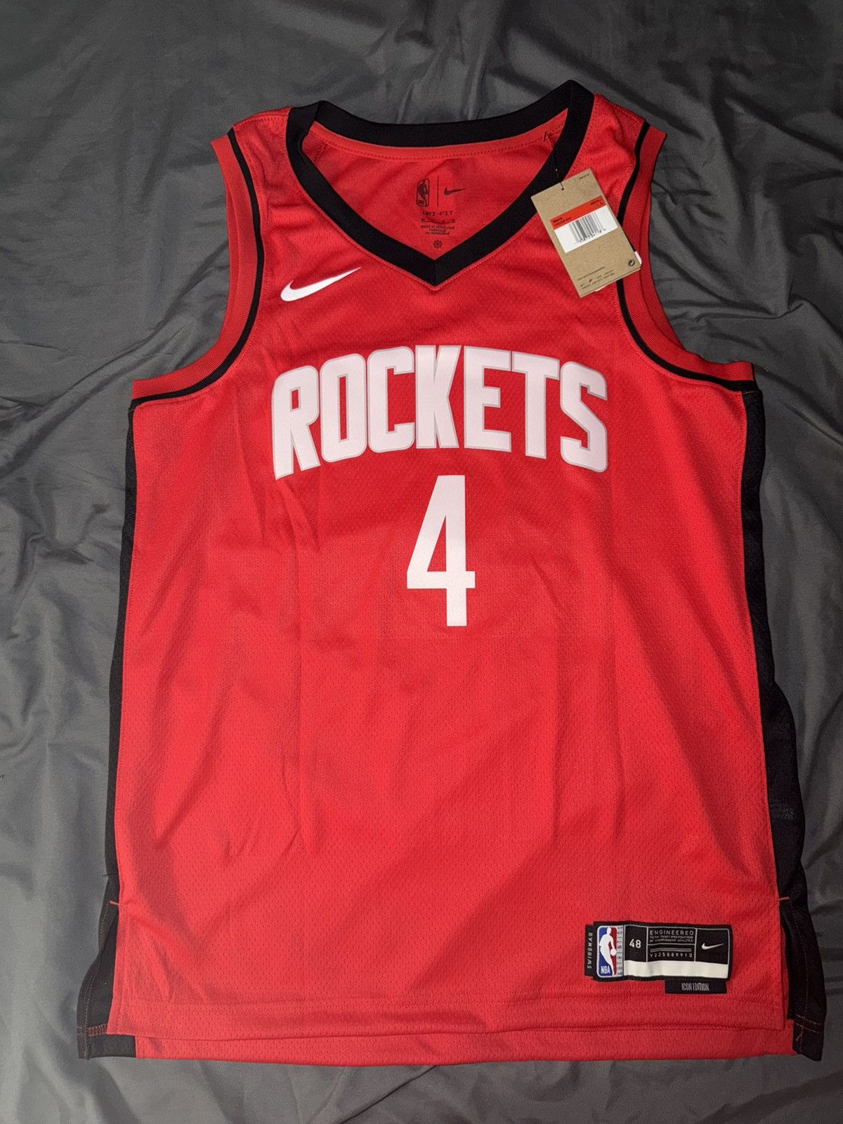 Nike Houston Rockets Nike Autographed Jalen Green Jersey Size L Size US L / EU 52-54 / 3 - 1 Thumbnail