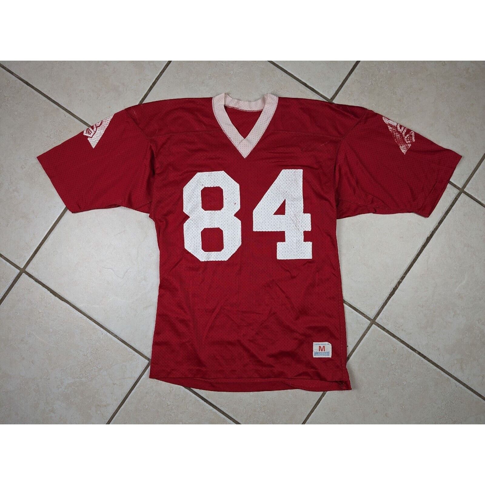 Champion Vtg 1970'S Champion Products Practice JERSEY Red USA RARE Size US M / EU 48-50 / 2 - 1 Thumbnail
