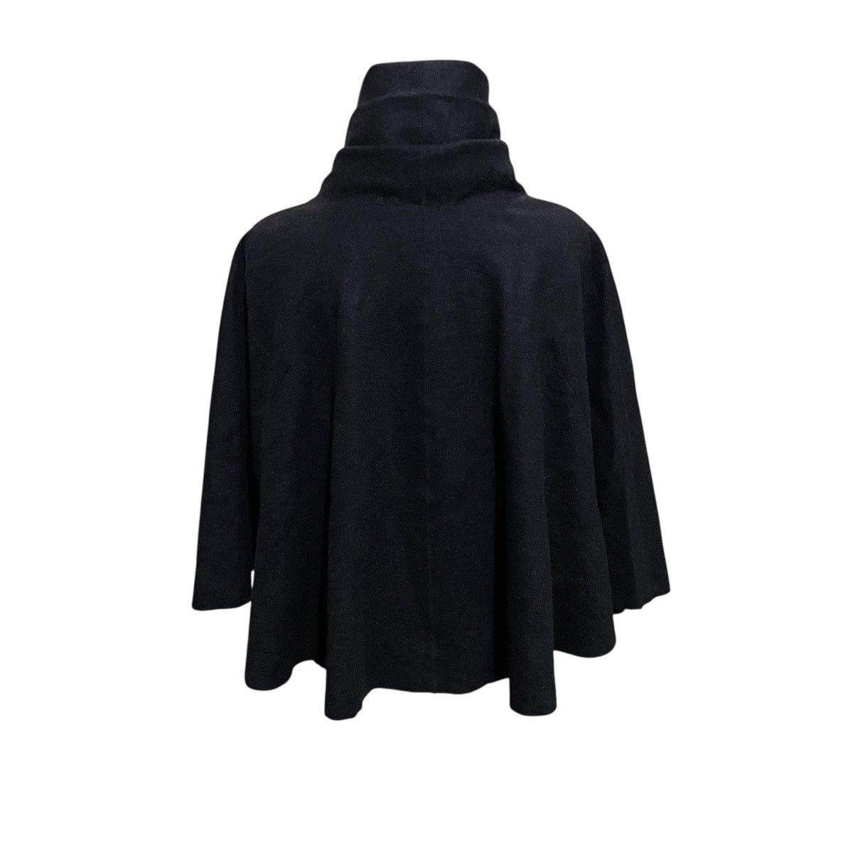 Hiroko Koshino Homme HIROKO BIS / HIROKO KOSHINO WOMAN WOOL PONCHO JACKET Size S / US 4 / IT 40 - 4 Thumbnail