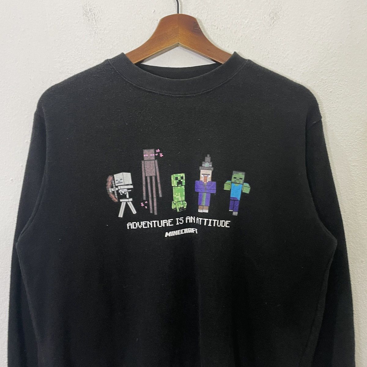 Anime Vintage Minecraft Big Logo Sweatshirt Size US M / EU 48-50 / 2 - 4 Thumbnail