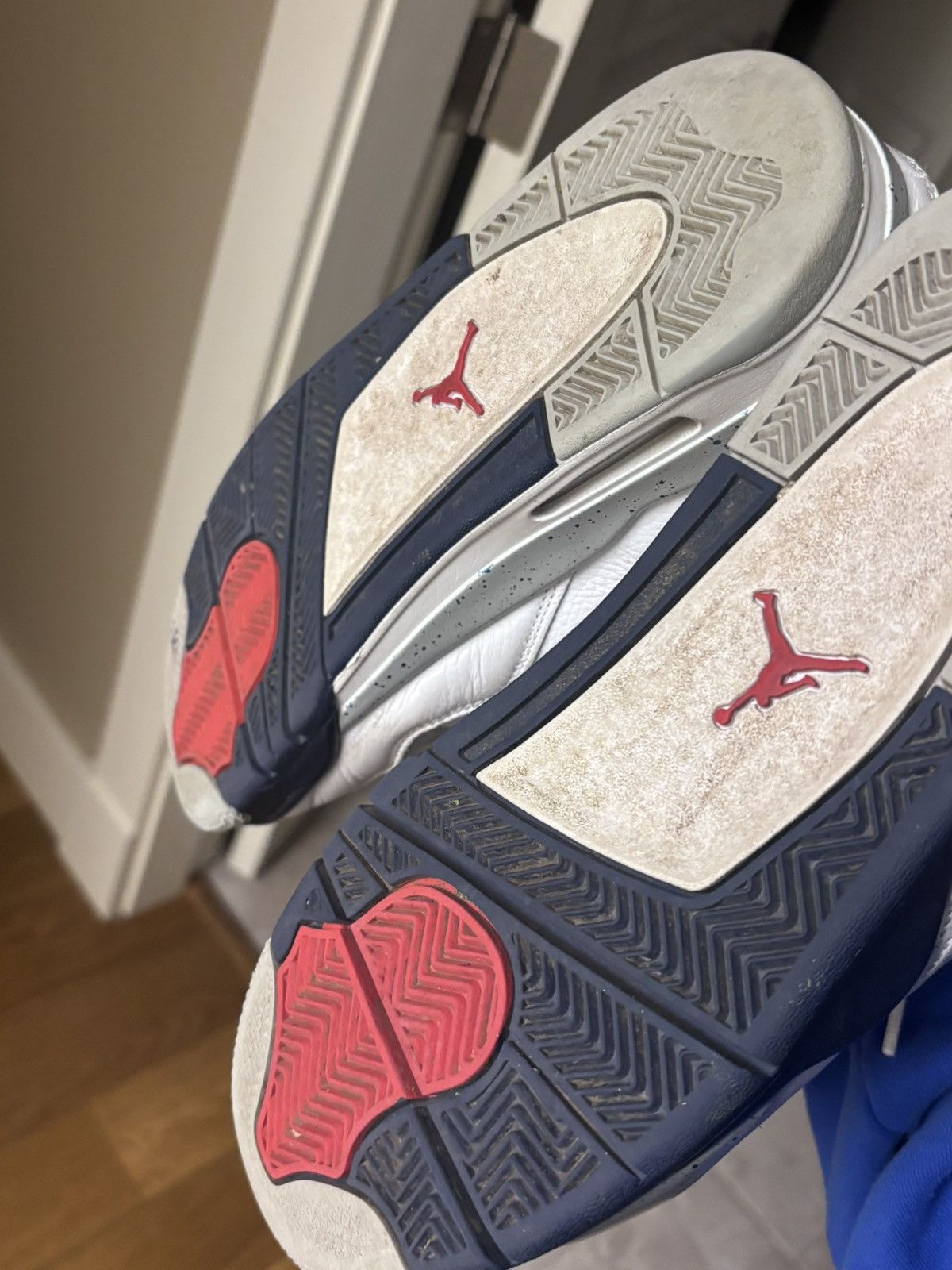 Nike Jordan 4 Retro Midnight Navy Size US 8 / EU 41 - 4 Thumbnail