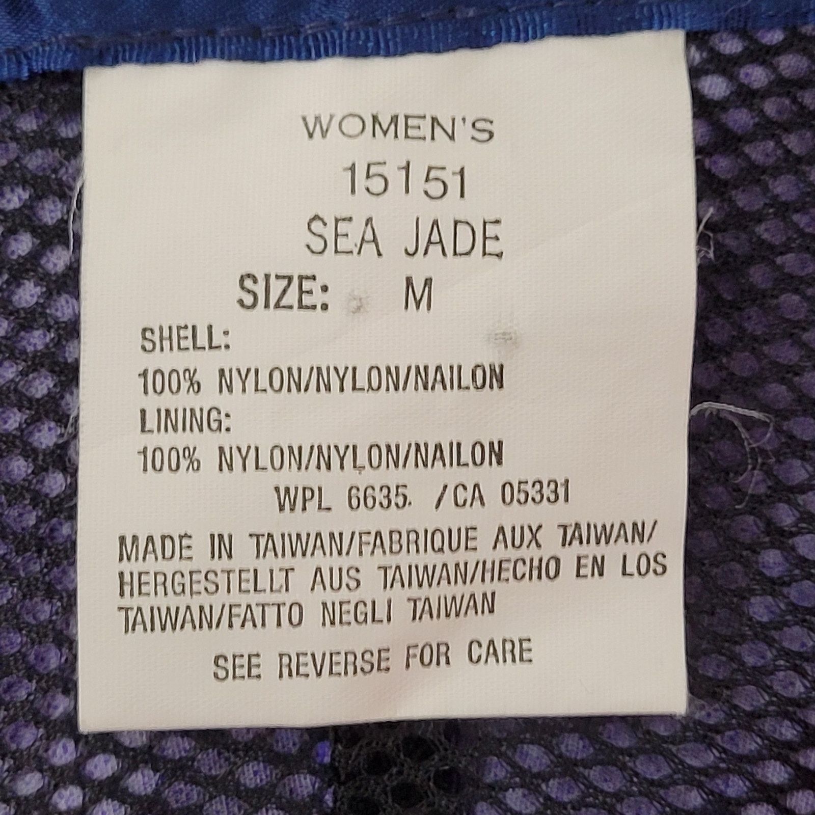 Woolrich Woolen Mills VTG Woolrich Sea-Jade Anorak Womens Medium Sigmet-Gear Nylon Size M / US 6-8 / IT 42-44 - 12 Thumbnail