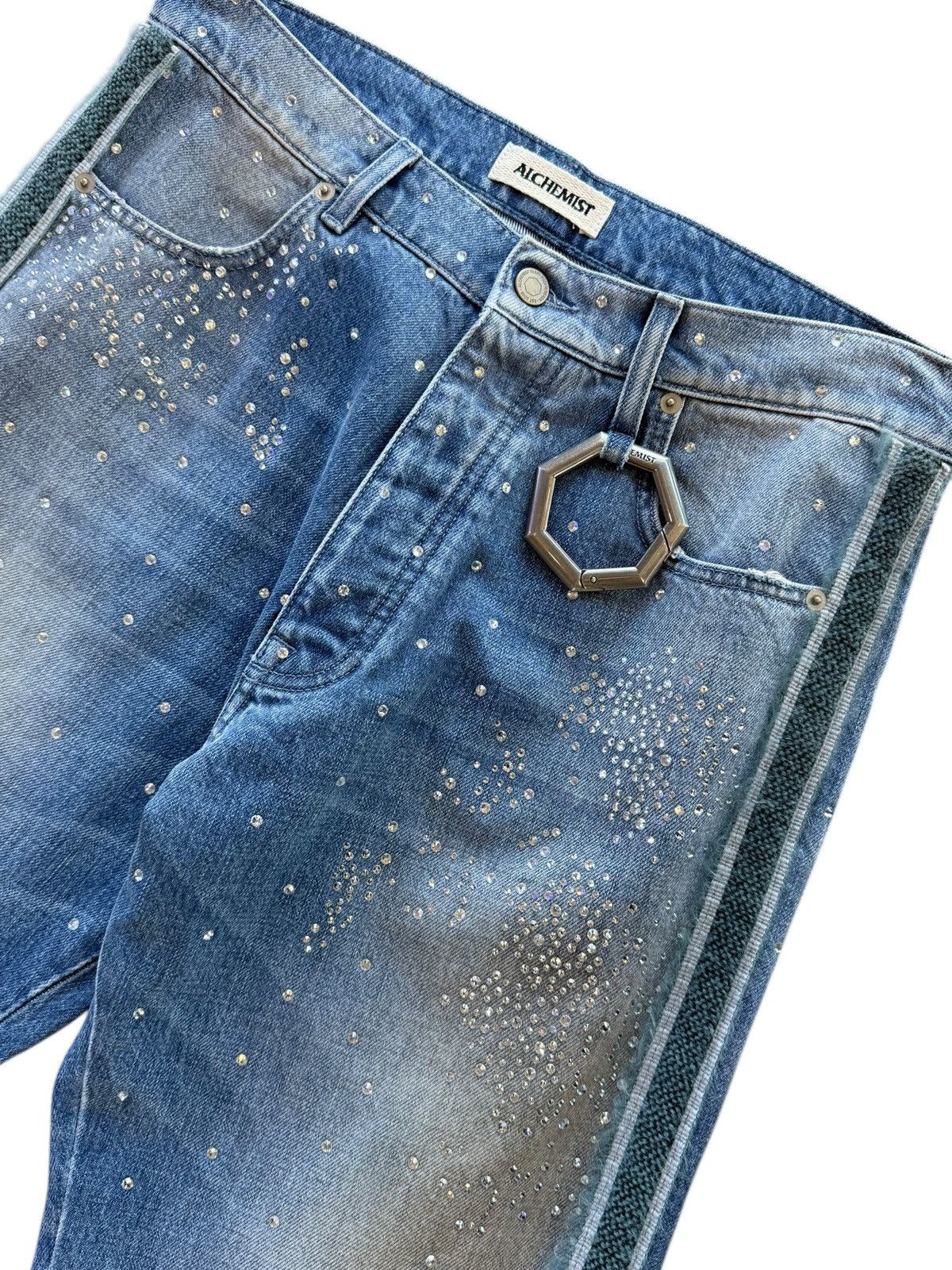 Alchemist Alchemist Crystal & Mohair Studio Jeans Size US 32 / EU 48 - 3 Thumbnail