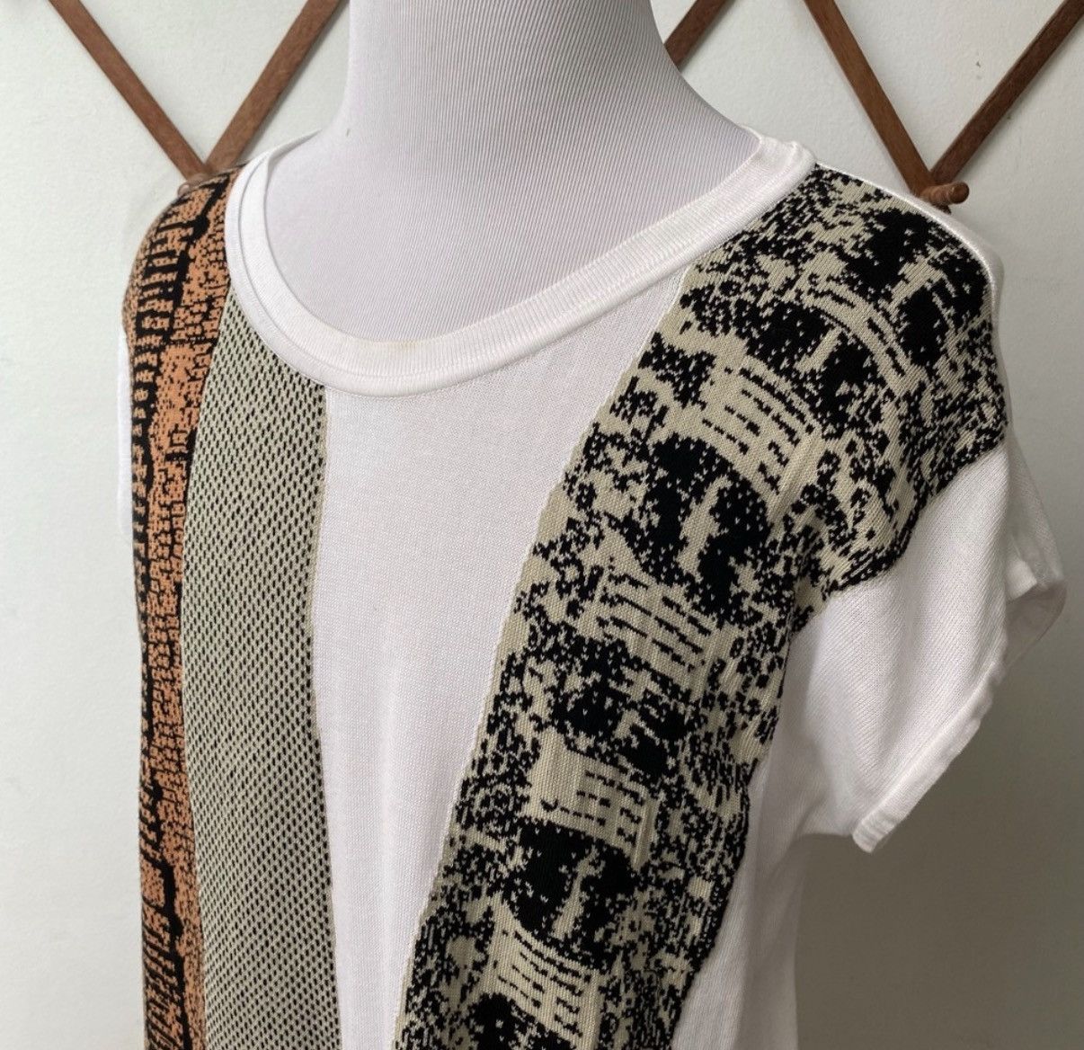 Roberto Cavalli Roberto Cavalli Avantgarde Knit T Shirt Medium Size US M / EU 48-50 / 2 - 4 Thumbnail