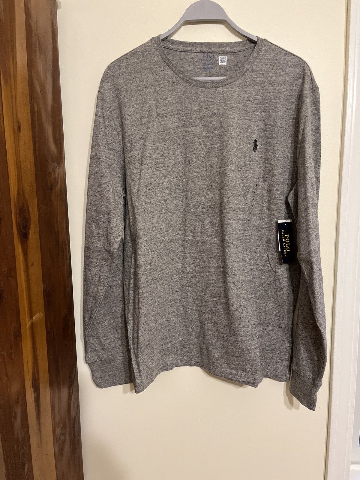 Polo Ralph Lauren NWT LS Grey Polo T Shirt Size US L / EU 52-54 / 3 - 1 Thumbnail
