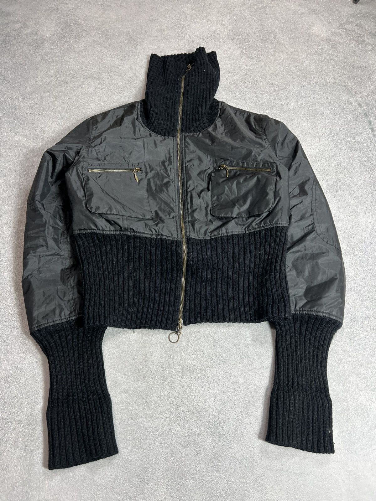 Japanese Brand VTG Punk Cargo IfSixWasNine LGB Style Cropped Bomber Jacket Size US S / EU 44-46 / 1 - 1 Thumbnail