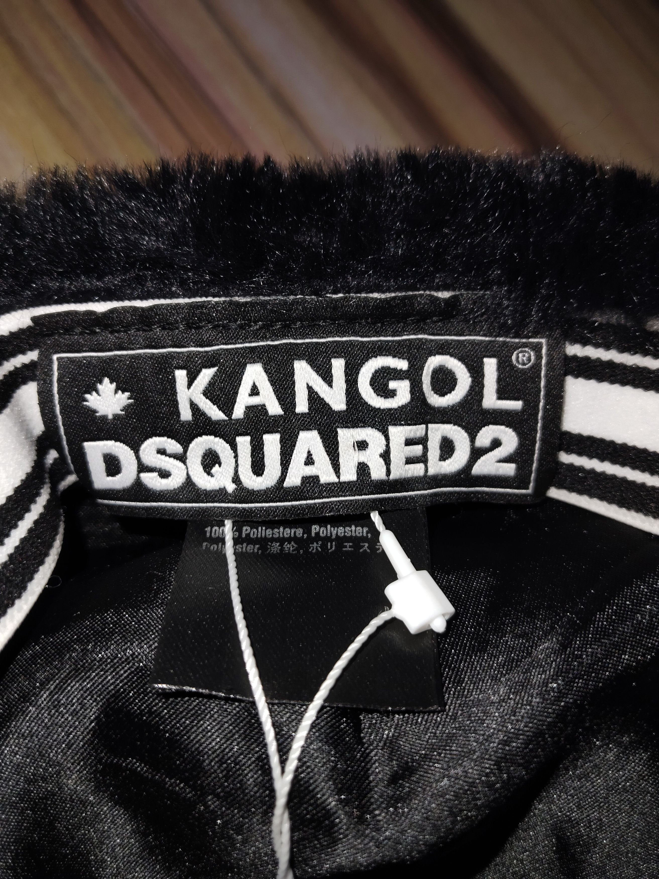Dsquared2 KANGOL x DSQUARED2 Fleece Flat Cap Size ONE SIZE - 10 Thumbnail