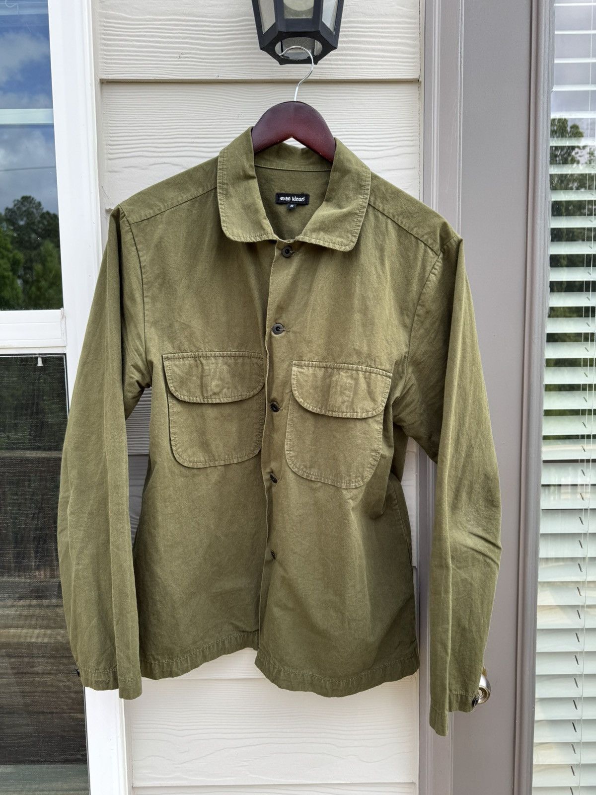 Field Shirt Cotton Hemp - Olive Size M