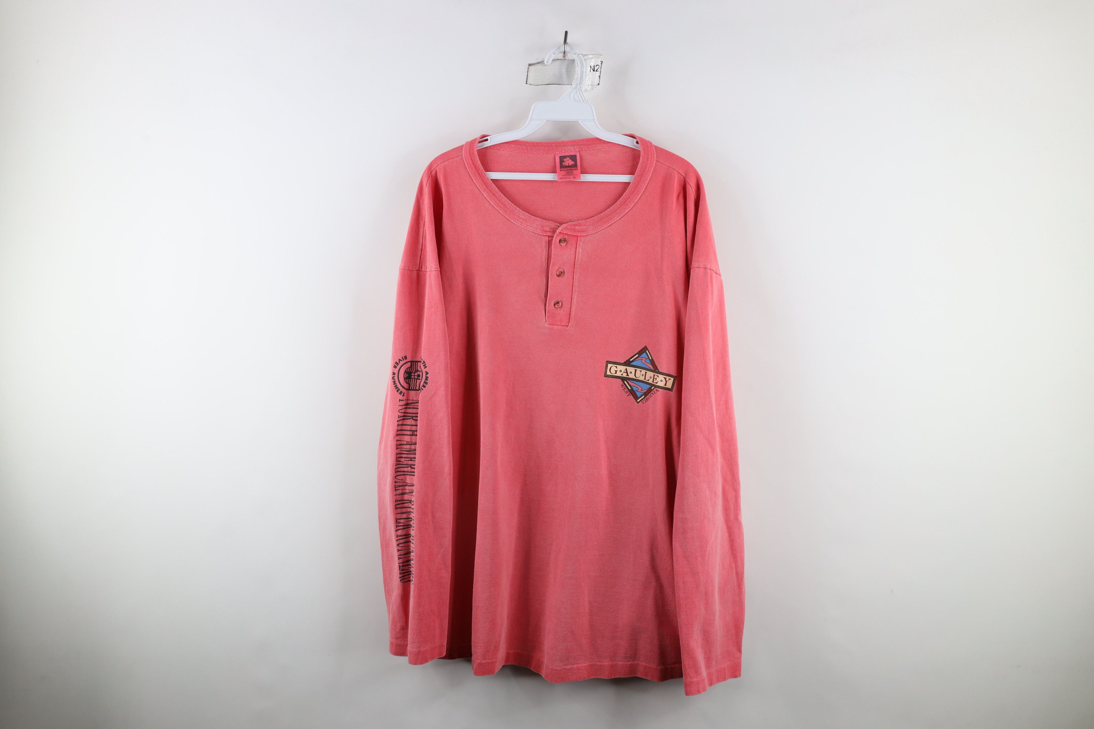 Vintage Vintage 90s American Runners Gauley West Virginia T-Shirt Size US XXL / EU 58 / 5 - 1 Thumbnail