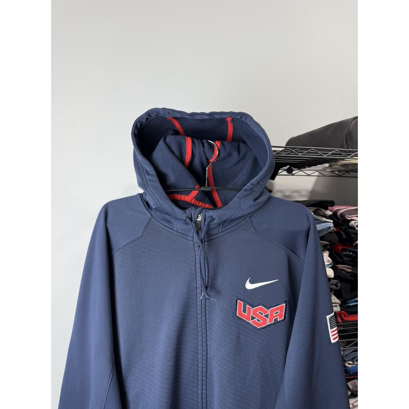 Nike Nike USA United States Of America National Team Hoodie Size US XL / EU 56 / 4 - 2 Thumbnail
