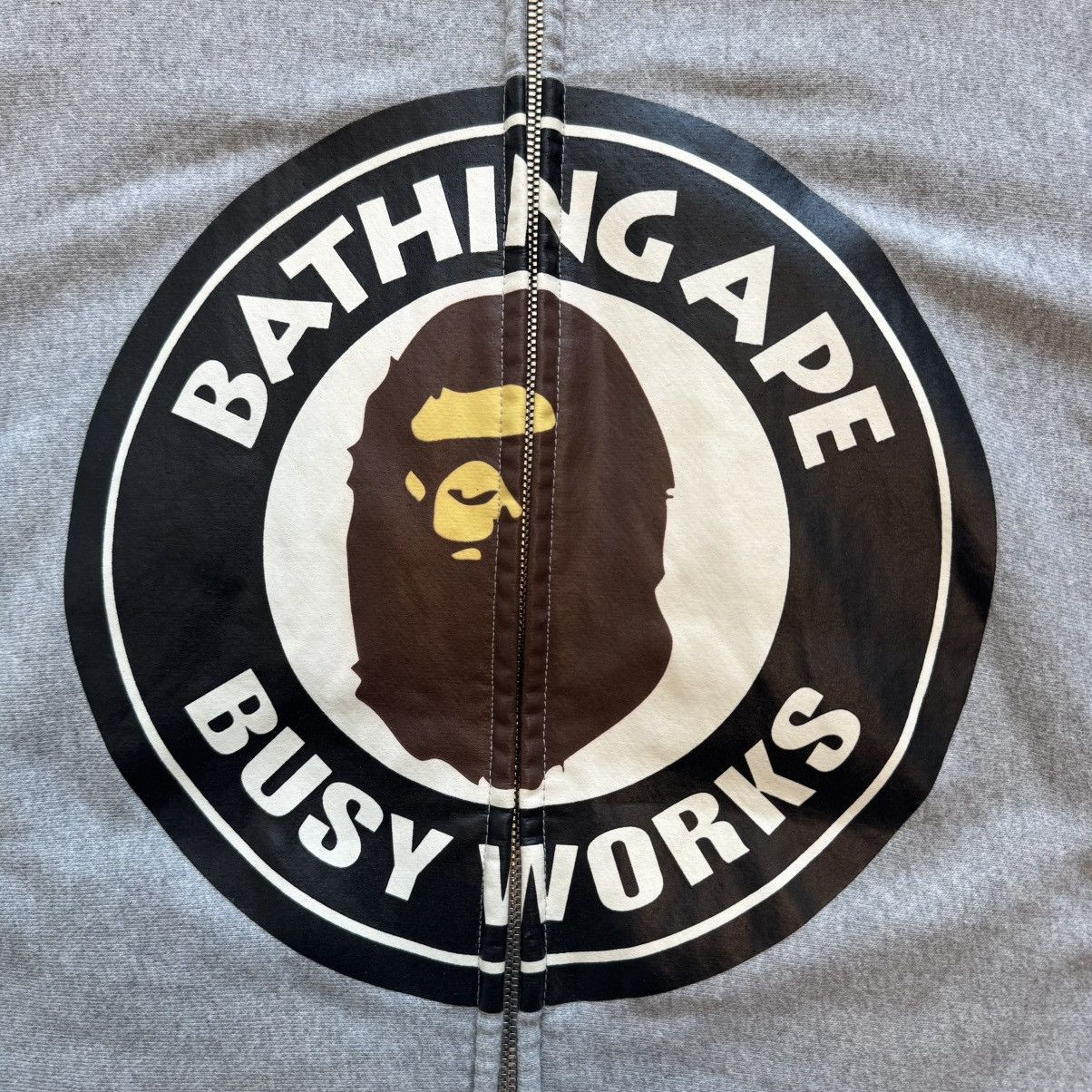 Bape OG College Logo Full Zip Up Hoodie Size US L / EU 52-54 / 3 - 3 Thumbnail