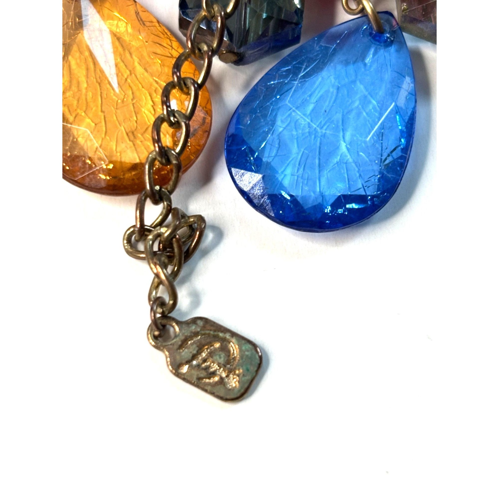 Other Chunky Multi-Color Beaded Statement Necklace With Gold-Tone Size ONE SIZE - 3 Thumbnail