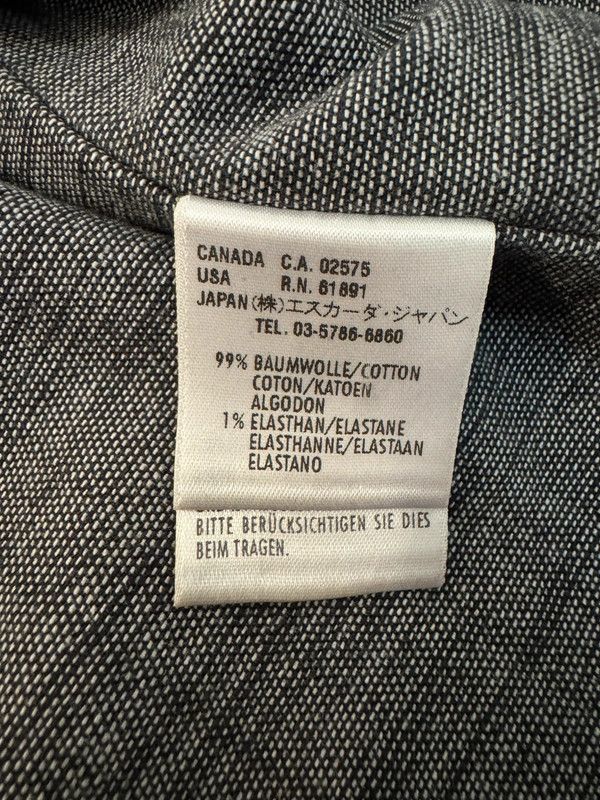 Escada Denim Jeans Jacket with studs rare size 42 L XL new
