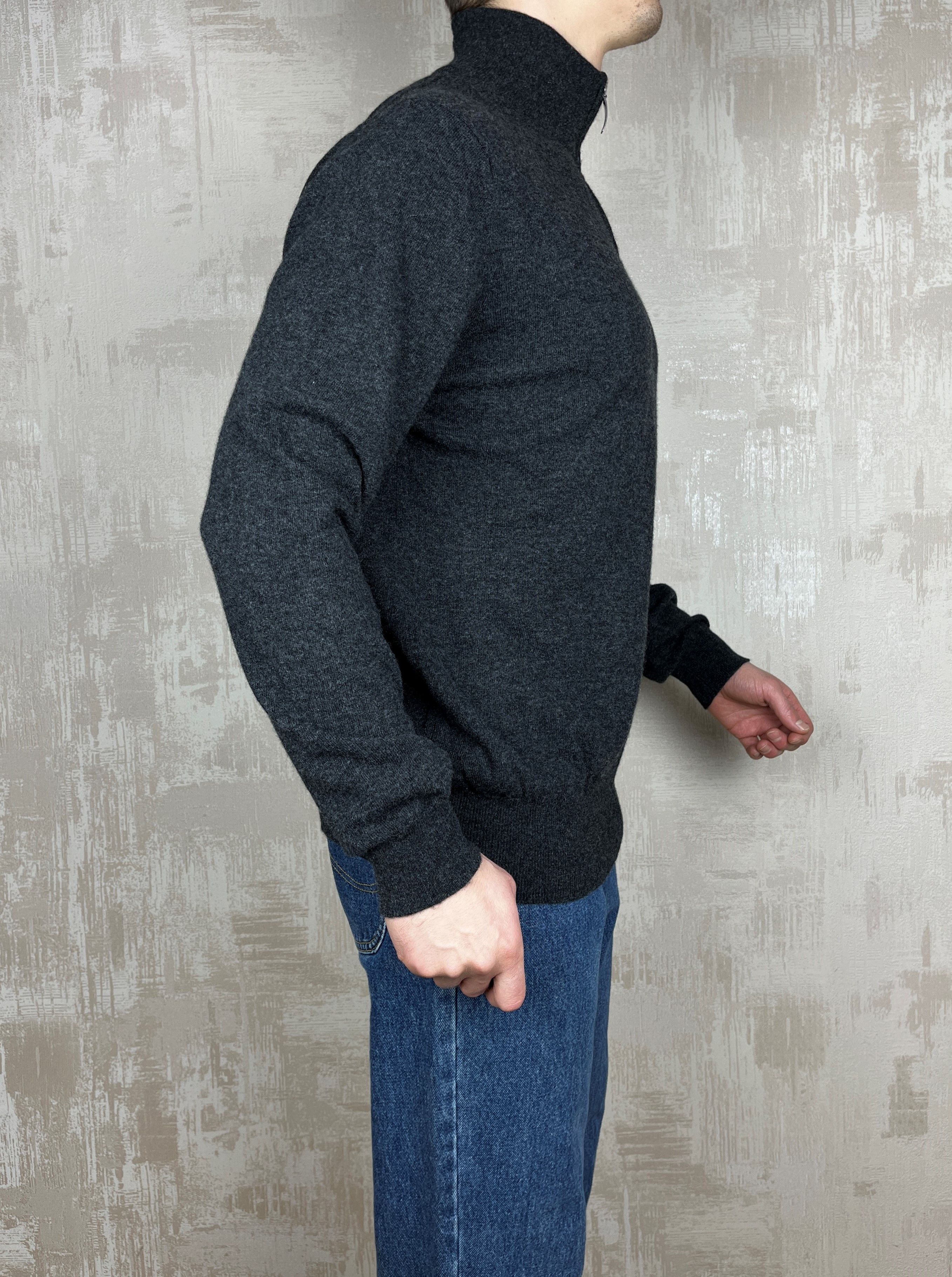 Scott & Charters Scott & Charters Half Zip Wool Sweater Made in Scotland Size US XL / EU 56 / 4 - 13 Thumbnail