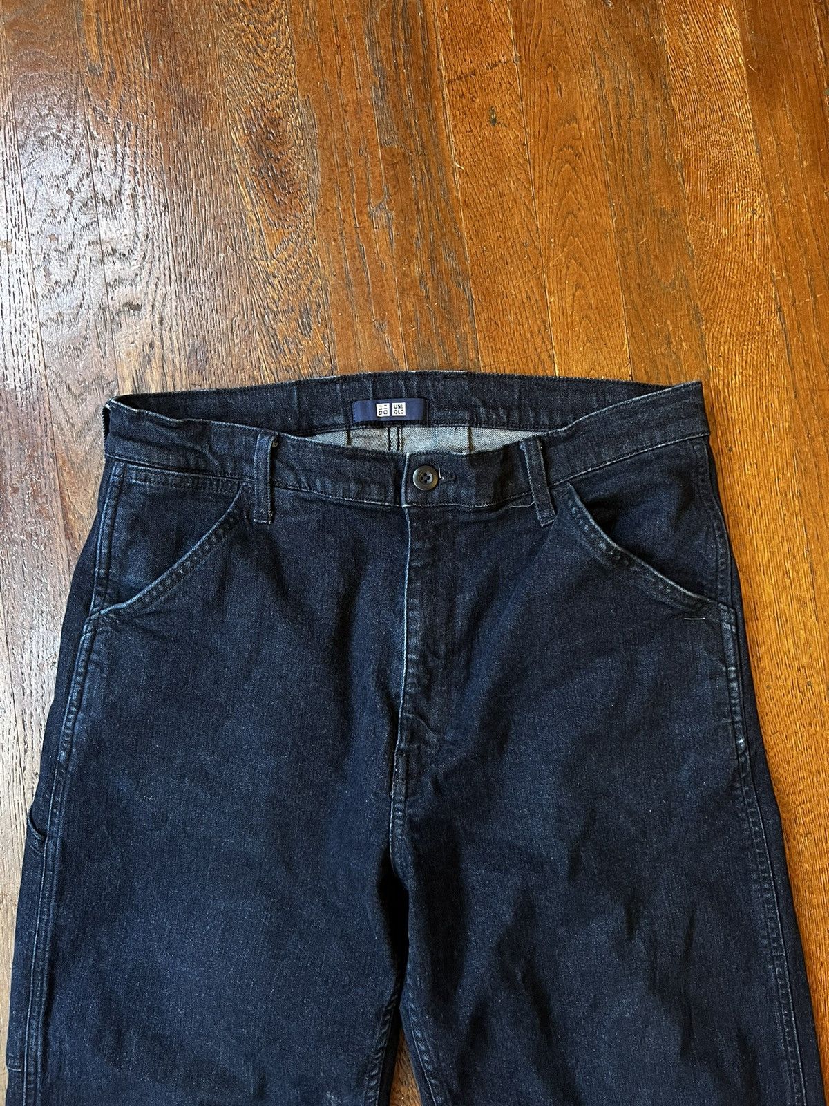 Uniqlo Uniqlo Denim Work Pants Size US 34 / EU 50 - 2 Thumbnail